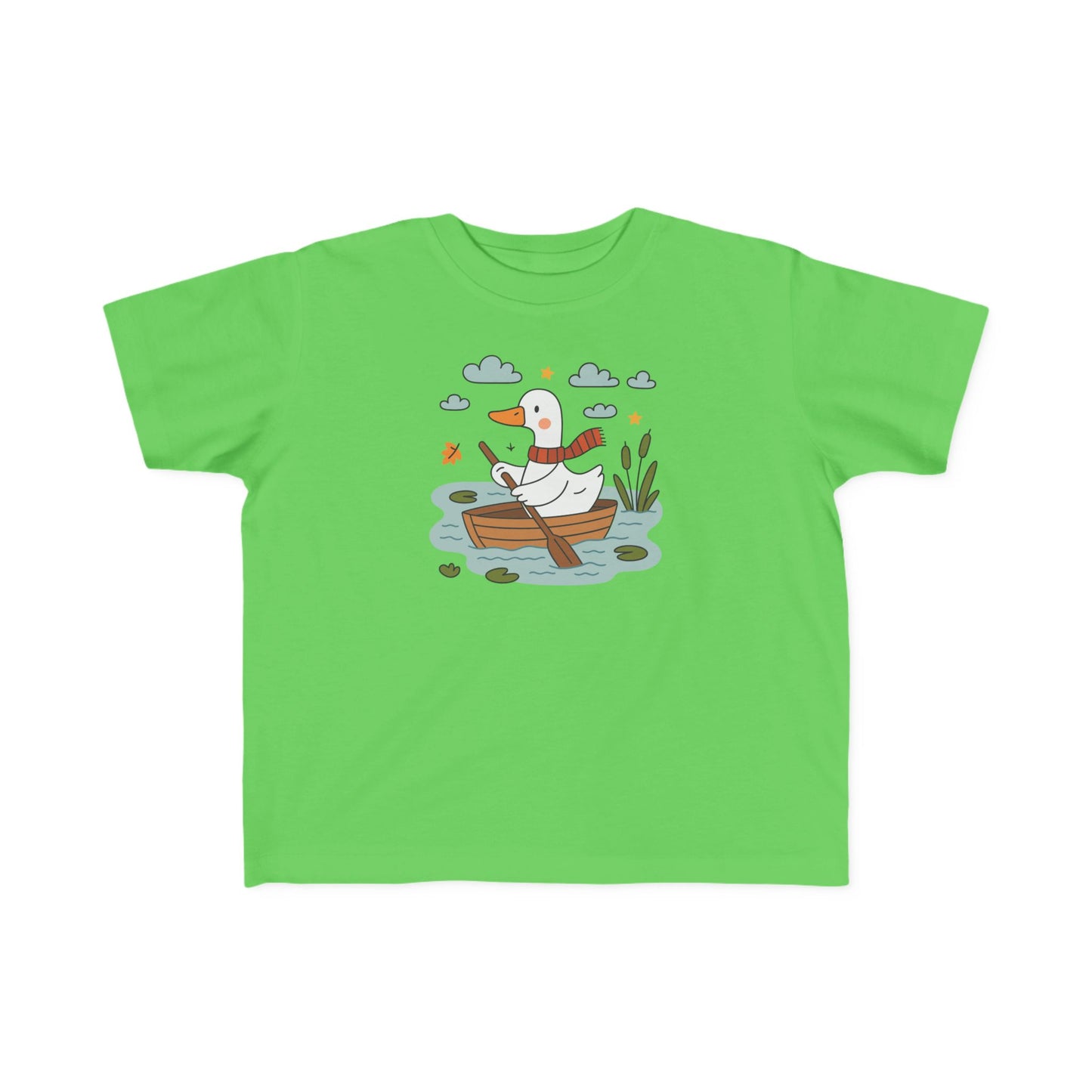 Cute Toddler's Tee with Happy Duck Design, Perfect for Playtime, Gifts, or Family Outings, Summer Fun, Animal Lovers