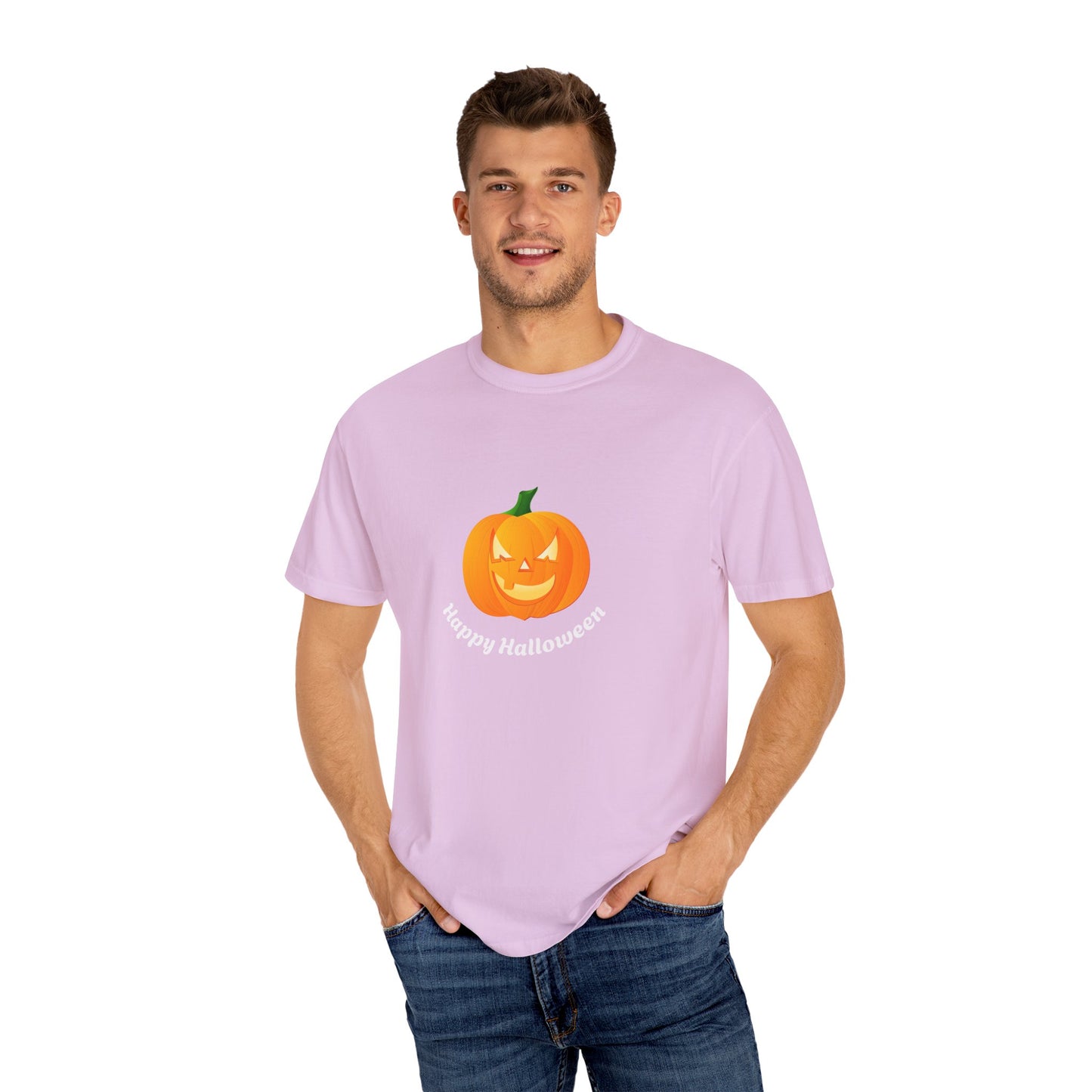 Halloween Pumpkin T-Shirt, Unisex Fall Shirt, Spooky Tee, Autumn Casual Wear, Trick or Treat Costume