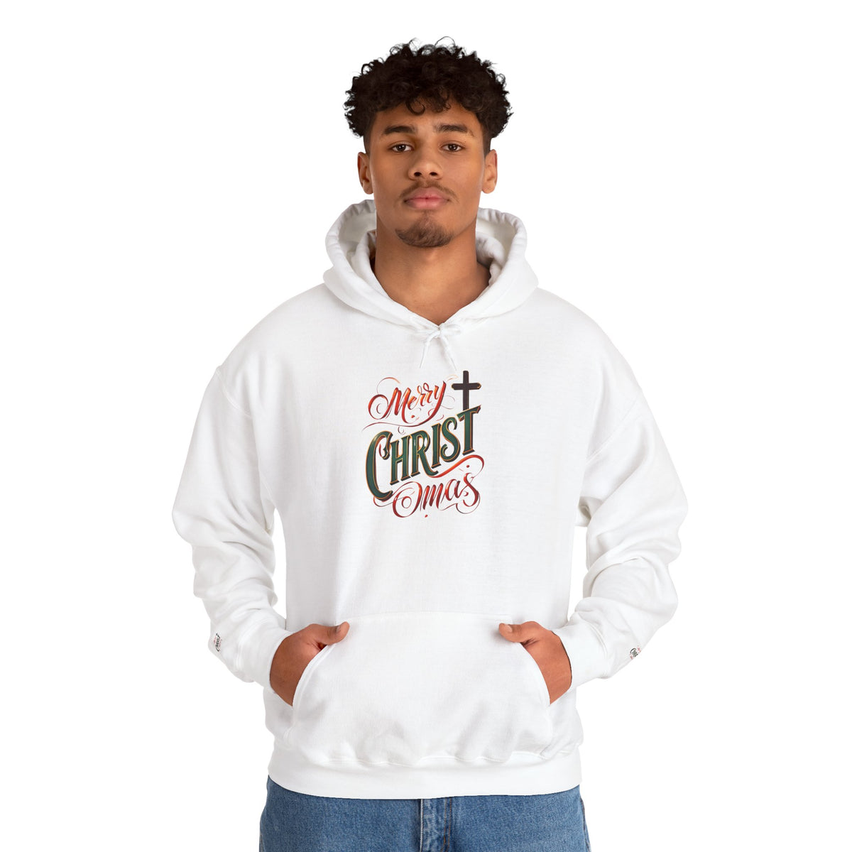 Merry Christmas Hoodie, Cozy Unisex Sweatshirt for Holiday Gatherings, Festive Gift Idea for Him/Her, Winter Apparel, Christmas Sweater