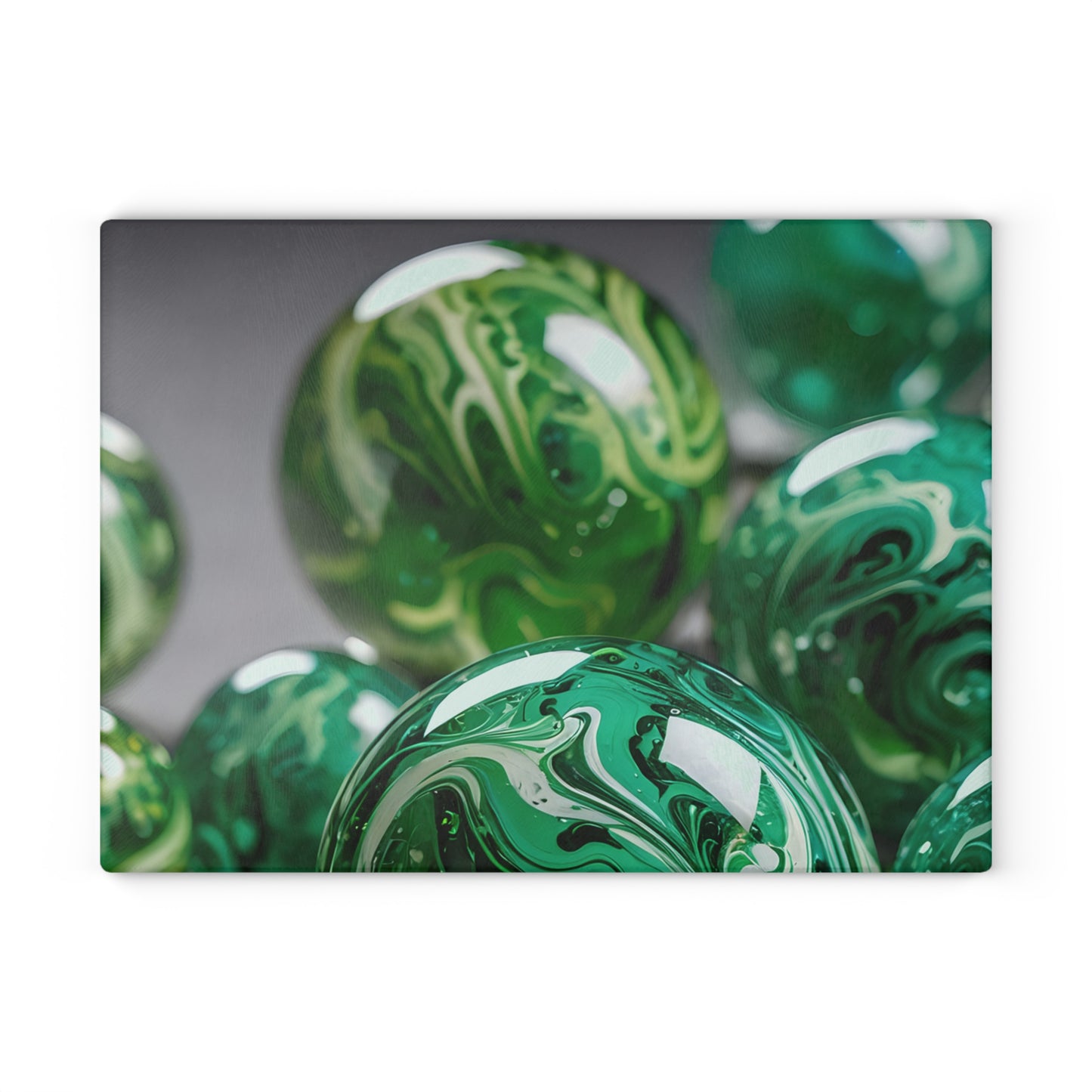 Artistic Glass Cutting Board with Marble Effect, Home Decor, Kitchen Gif