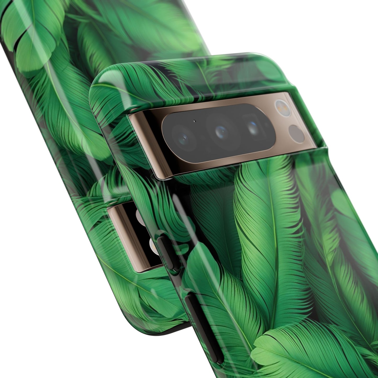 Tough Cases - Tropical Leaf Phone Case, Nature-inspired, Phone Accessory, Gift for Her, Jungle Theme, Eco-Friendly