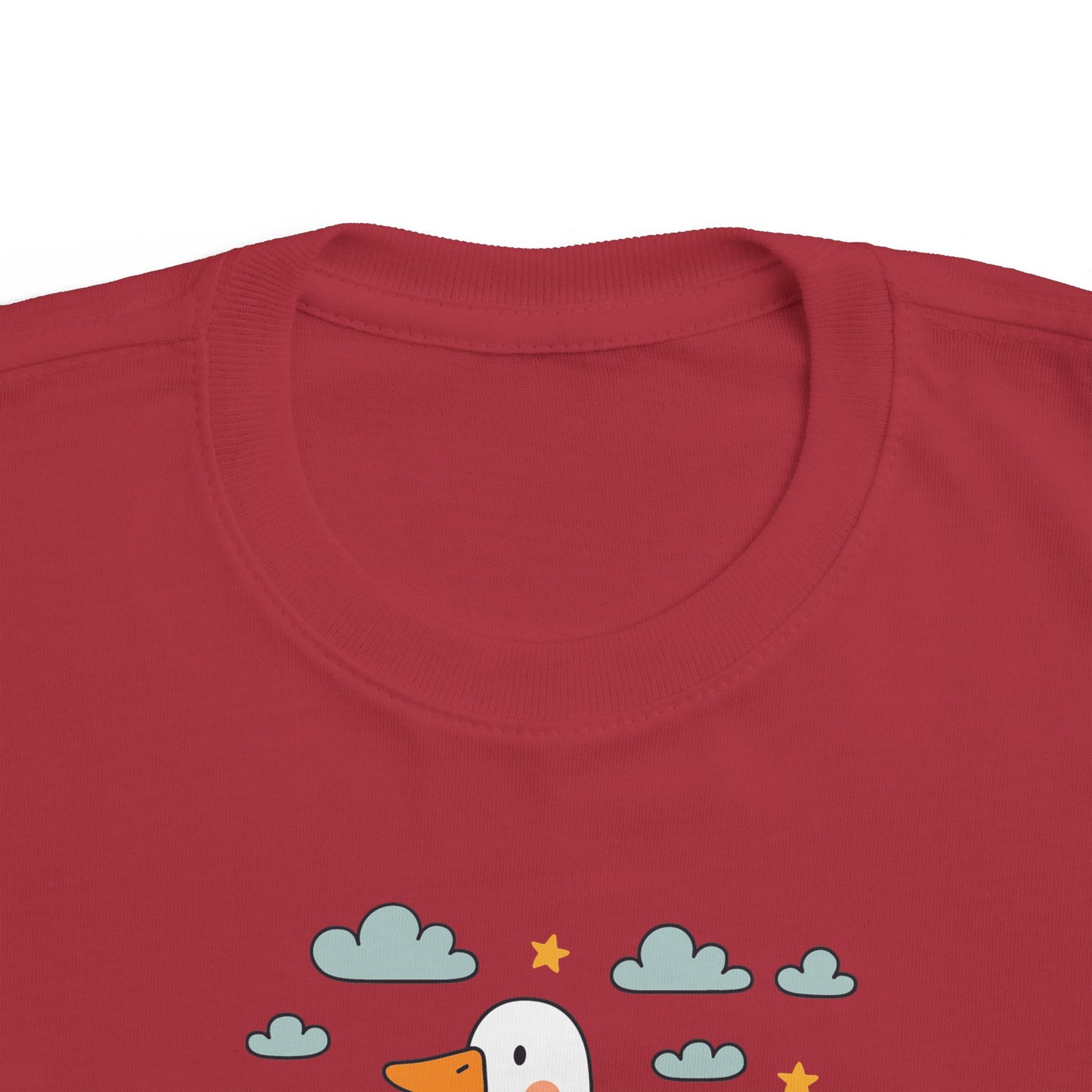 Cute Toddler's Tee with Happy Duck Design, Perfect for Playtime, Gifts, or Family Outings, Summer Fun, Animal Lovers