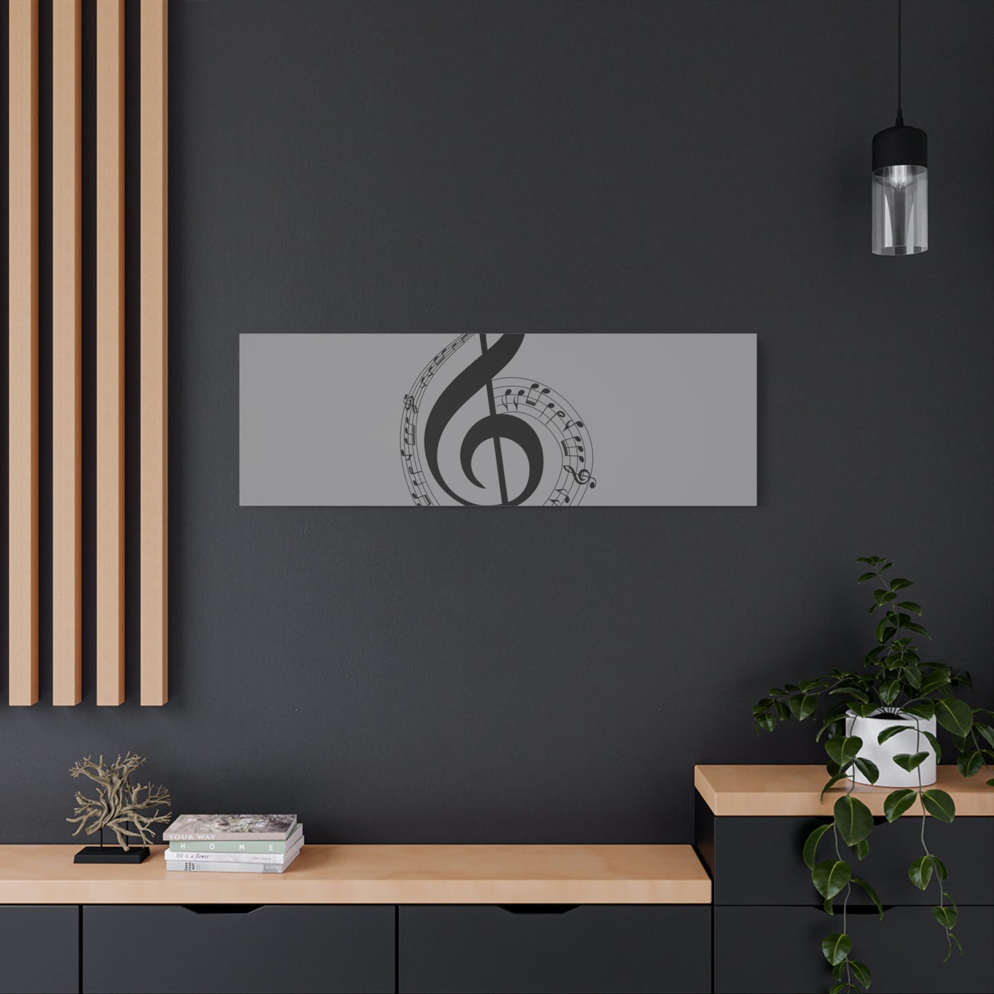 Musical Notes Canvas Print, Wall Art for Musicians, Music Lovers, Home Decor, Gift for Music Teacher, Birthday, Housewarming
