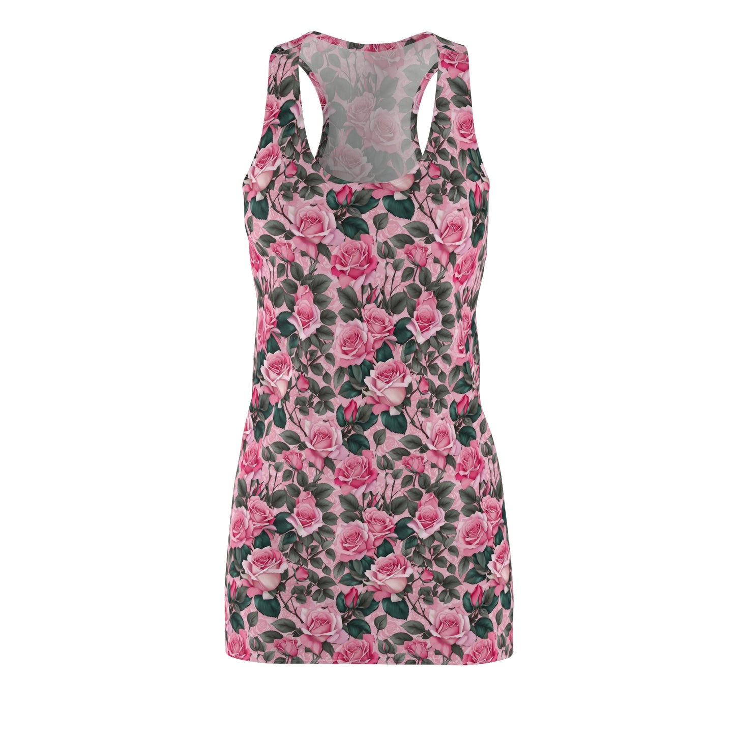Floral Racerback Dress, Summer Dress, Casual Dress, Beach Dress, Vacation Outfit, Floral Print Dress