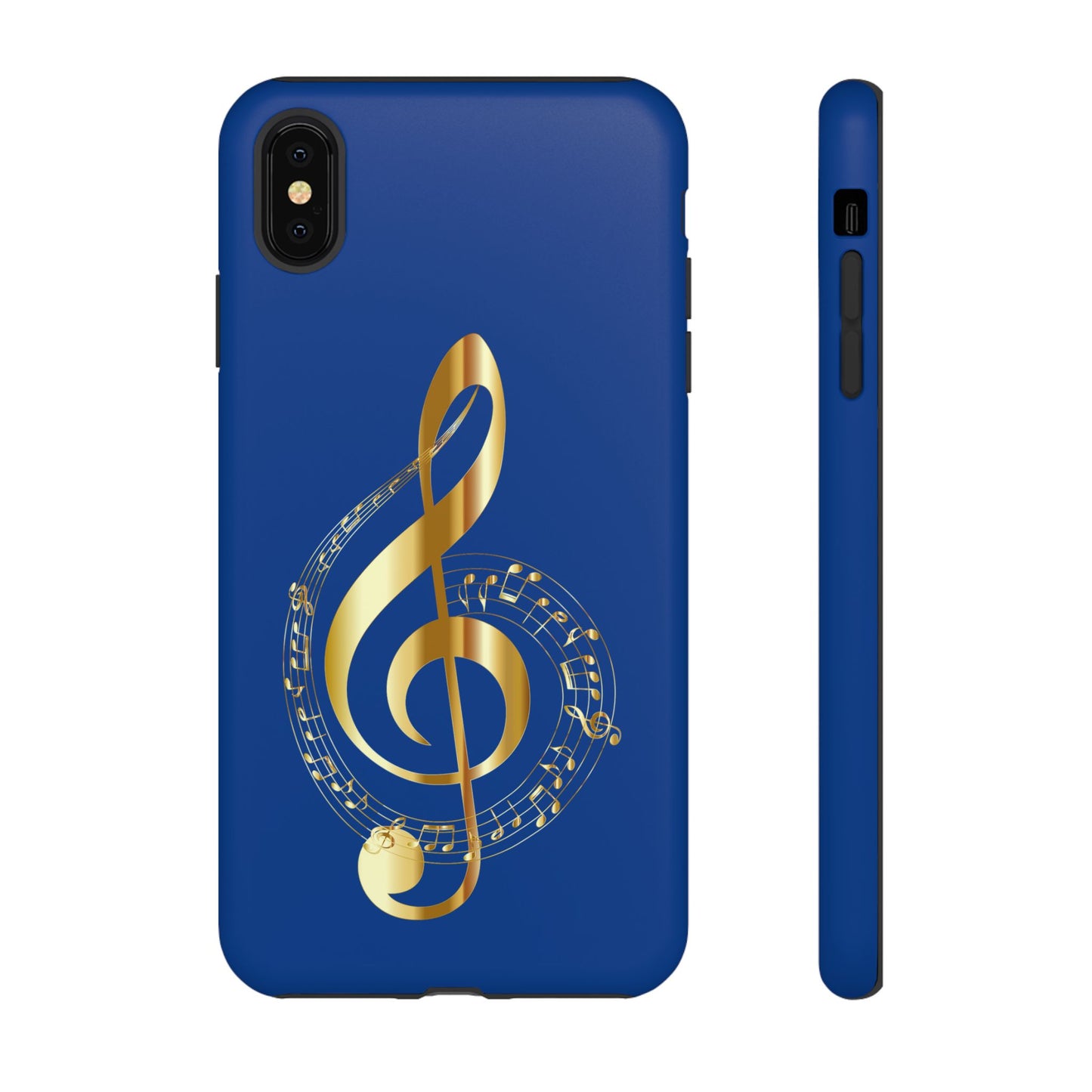 Tough Cases Blue and Gold Musical Note