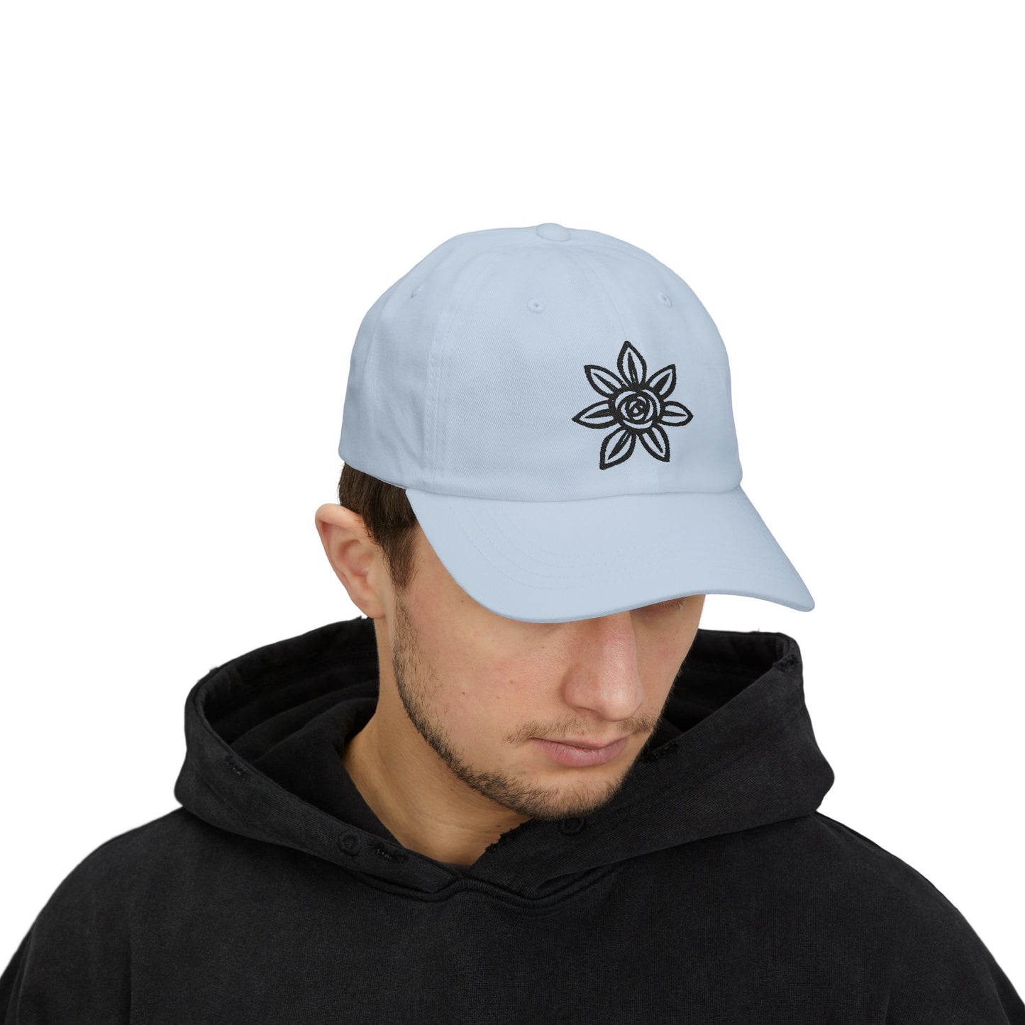 Classic Embroidered Dad Cap | Floral Design Hat | Unisex Casual Cap | Perfect Gift for Dad | Summer Accessory | Streetwear