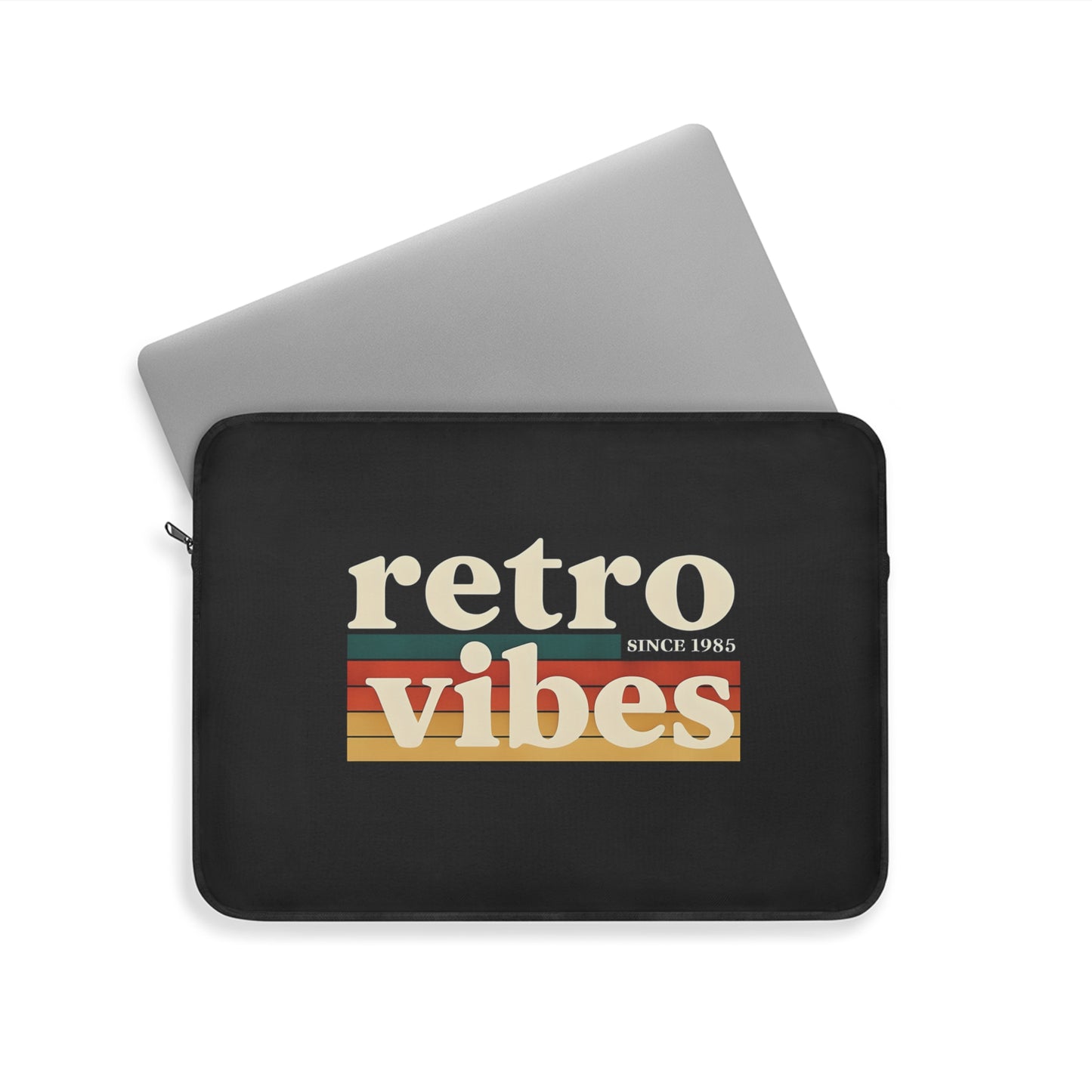 Retro Vibes Laptop Sleeve - Stylish Tech Accessory for Students, Professionals, Tech Lovers, Unique Gift for Birthdays, Holidays