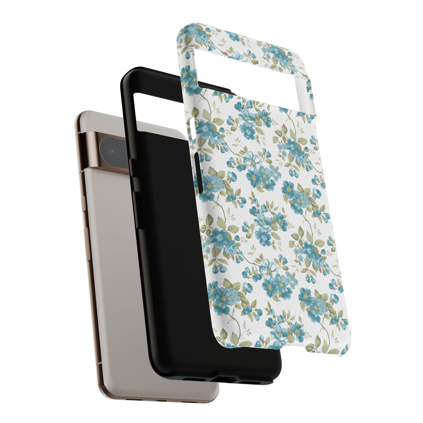 Floral Phone Case - Tough Cases, Durable Phone Cover, Cute Floral Design, Gift for Her, Trendy Phone Accessory, Spring Style
