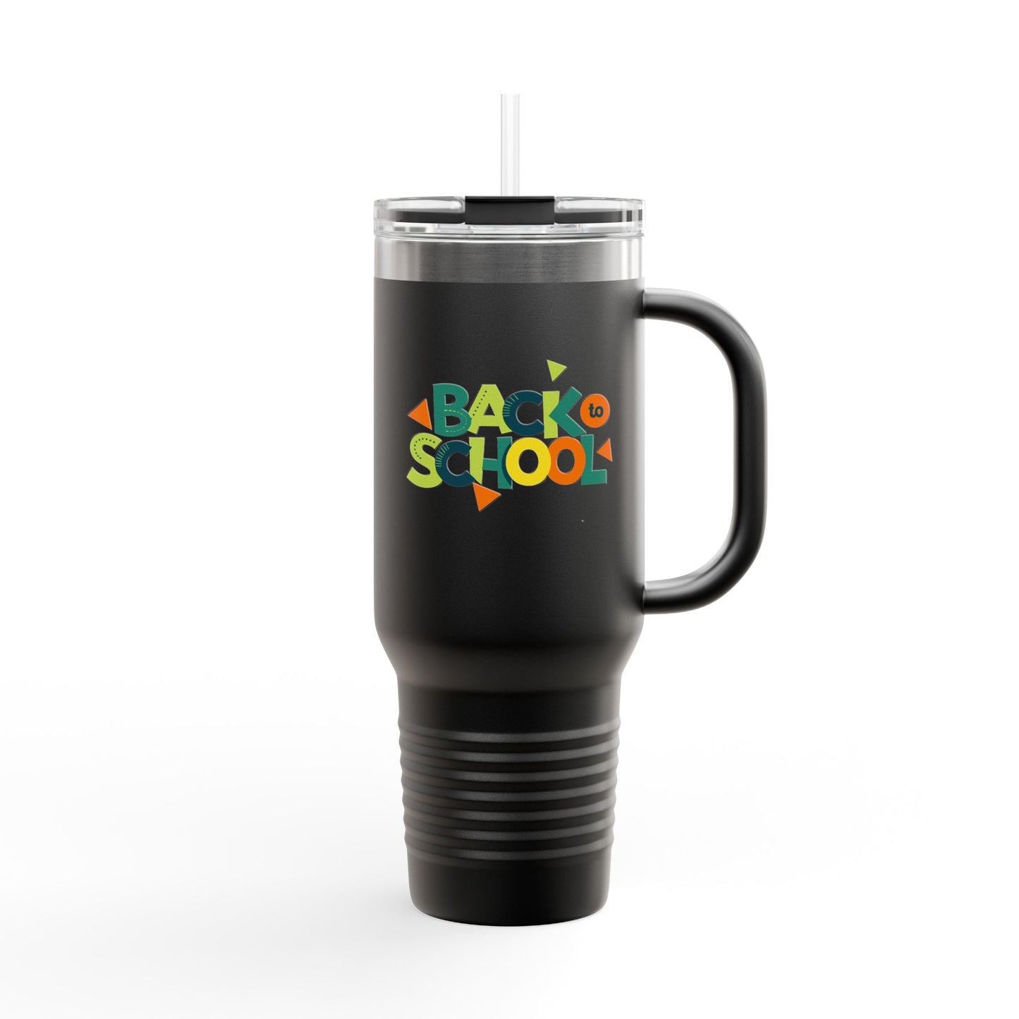Back to School Insulated Travel Mug | 40oz for Students, Teachers, Perfect Gift, Graduation, Eco-Friendly