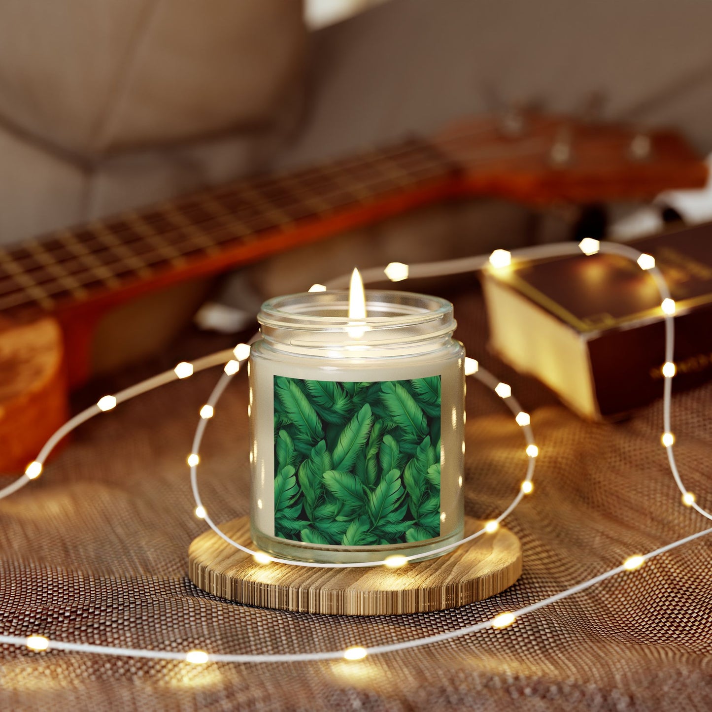 Tropical Scented Candles, Coconut Apricot Wax, Eco-friendly Candle for Relaxation, Home Decor, Gift for Any Occasion, Aromatherapy