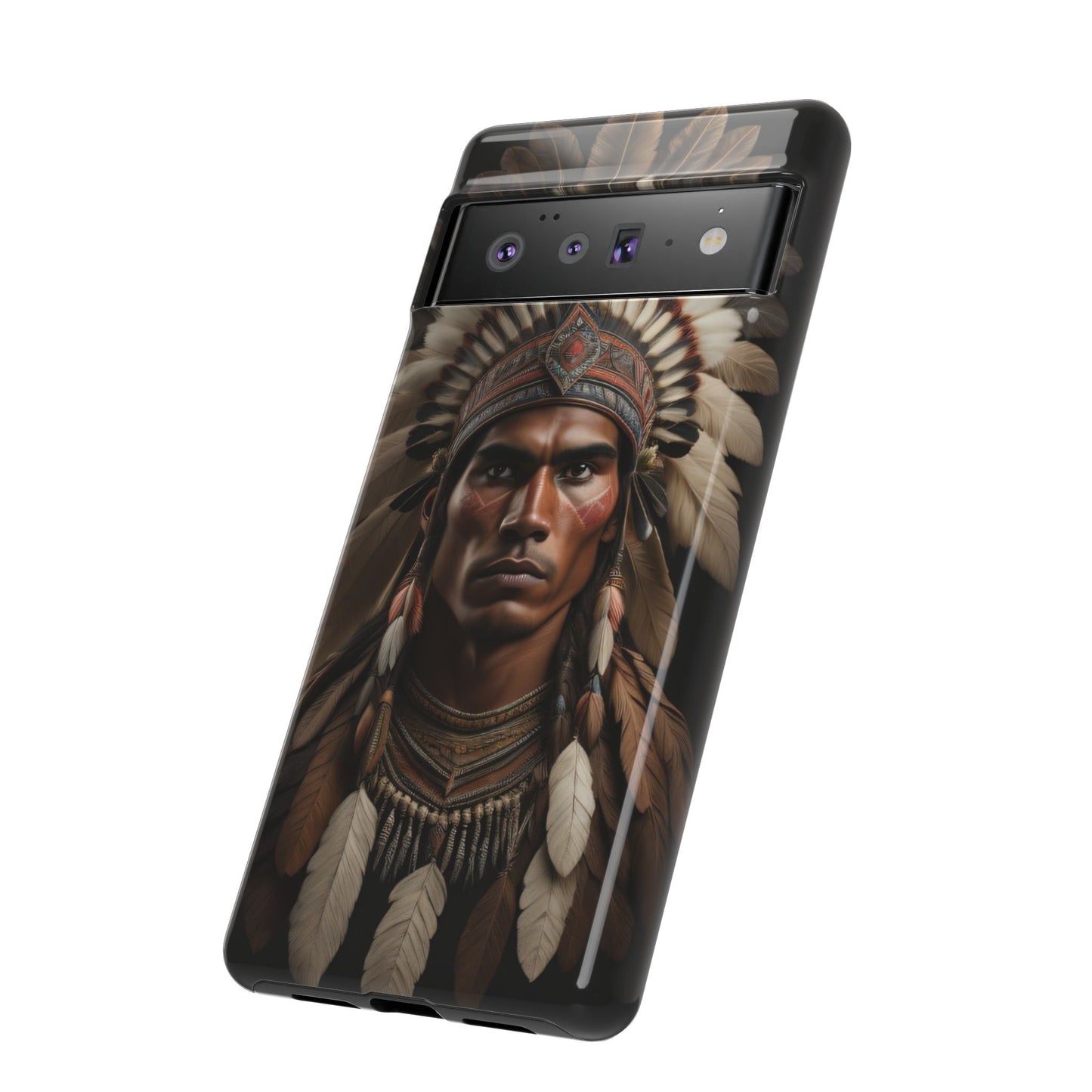 Native American Art Phone Case, Strong Culture Design, Unique Gift for Him or Her, Tough Cases, Customizable Protector, Tribal Style