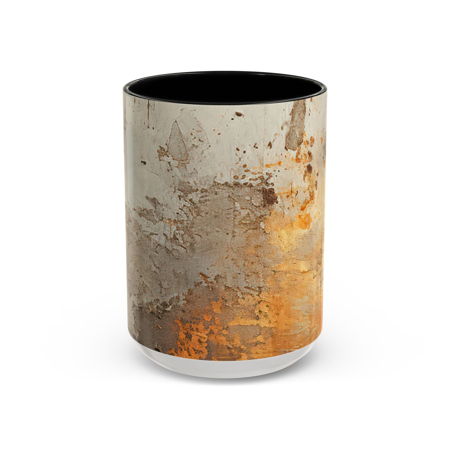 Rustic Accent Coffee Mug, Unique Artistic Mug