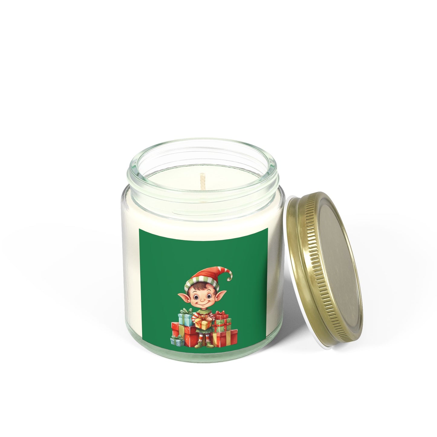 Elf-Themed Scented Candles - Holiday Cheer, Christmas Gift, Home Decor, Cozy Vibes, Aromatherapy