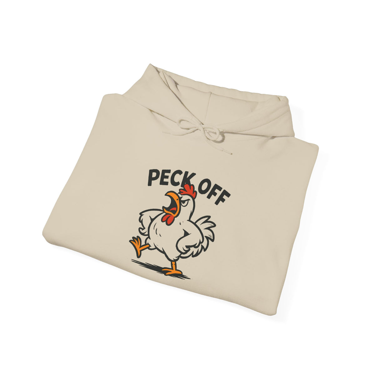 Peck Off Chicken Hoodie – Funny Graphic Poultry Sweatshirt