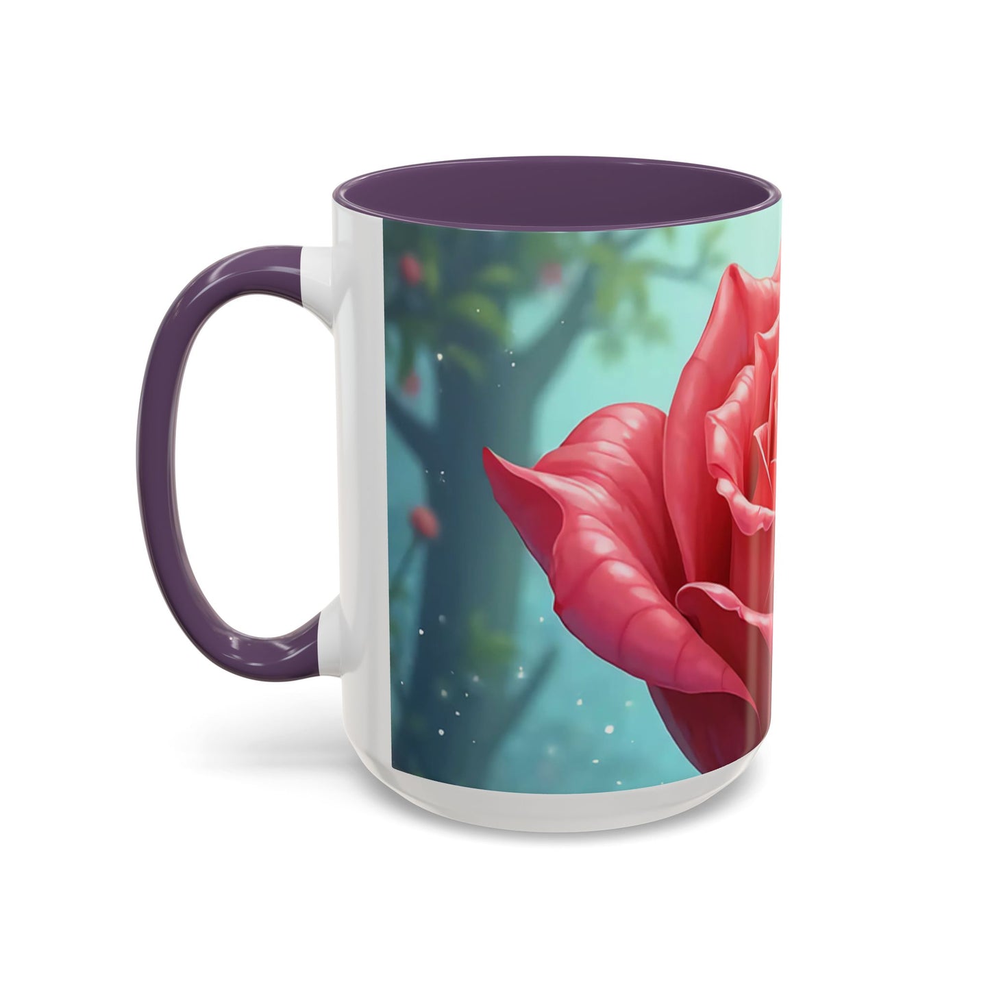 Elegant Rose Coffee Mug for Floral Lovers, Perfect Gift for Mother’s Day, Birthday, Home Decor, Garden Enthusiasts, Art Collectors