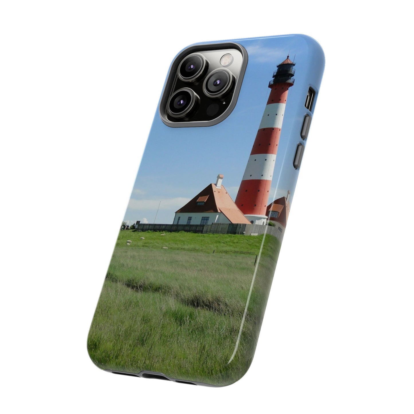 Lighthouse Phone Case - Coastal Vibes, Nautical Gift, Ocean Lover Accessory, Beach Aesthetic, Customizable Design