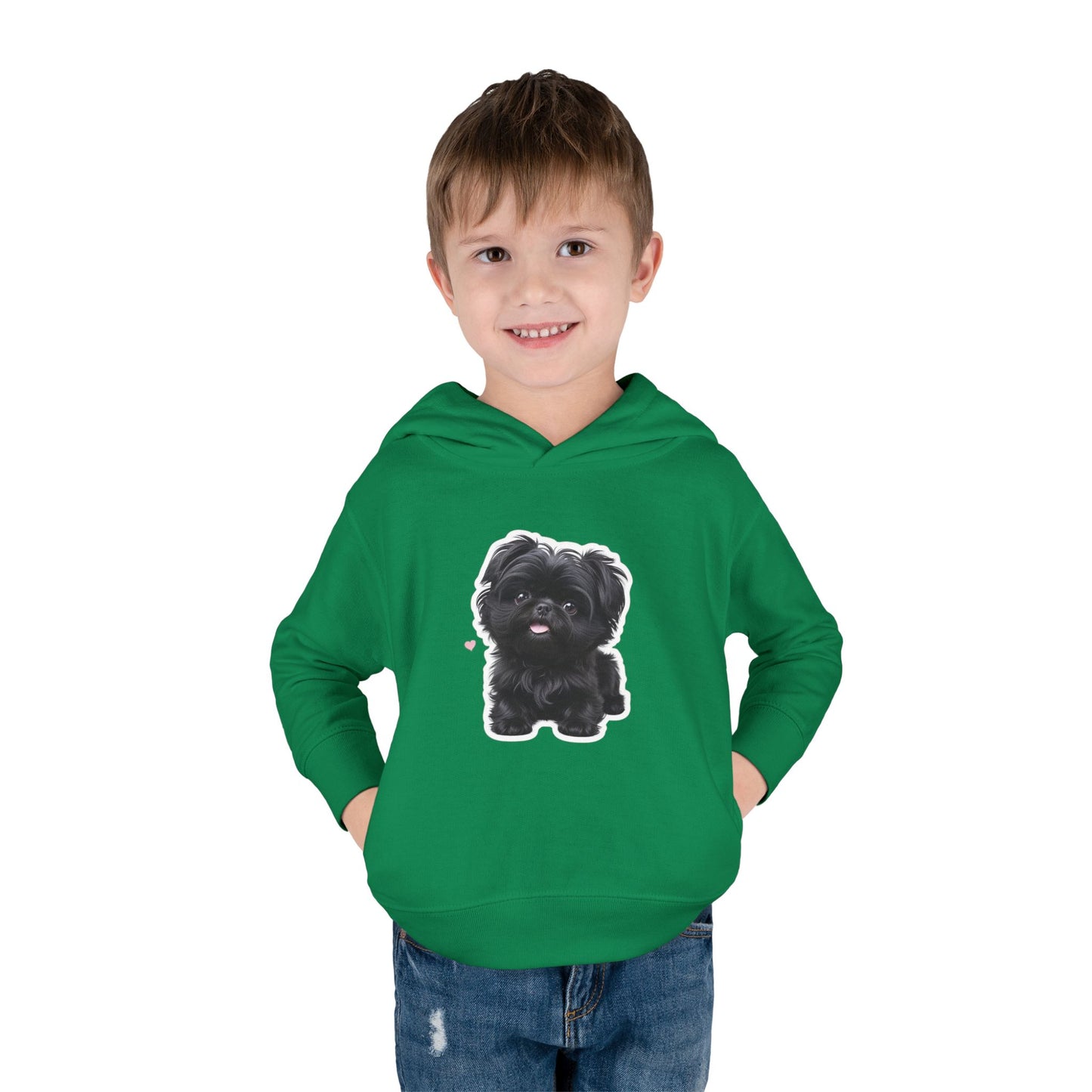 Cute Toddler Hoodie with Adorable Dog Design, Baby Gift, Winter Wear, Kids Sweatshirt, Comfortable Pullover