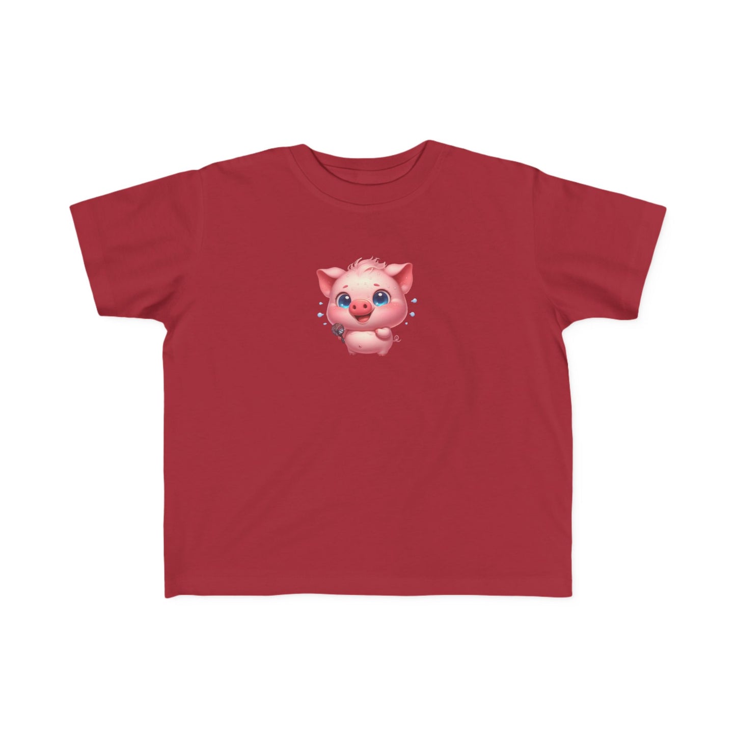 Cute Pig Toddler Tee, Adorable Animal Shirt for Kids, Perfect Baby Gift, Birthday Outfit, Playful Graphic Tee, Toddler Clothing