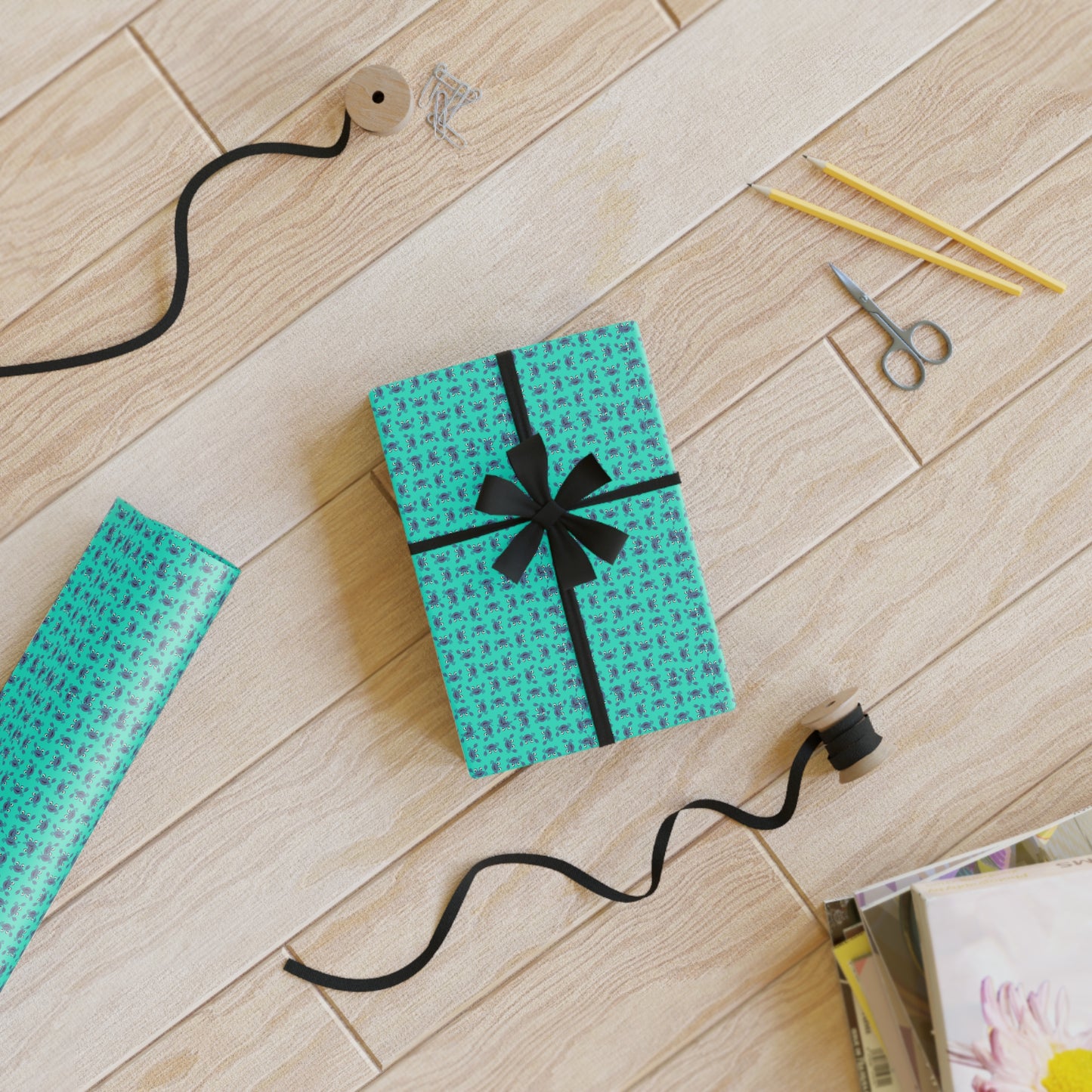 Vibrant Gift Wrapping Paper Roll, Eco-Friendly Gift Wrap, Holiday Gift Wrap, Birthday Wrapping Paper, Creative Wrapping Ideas