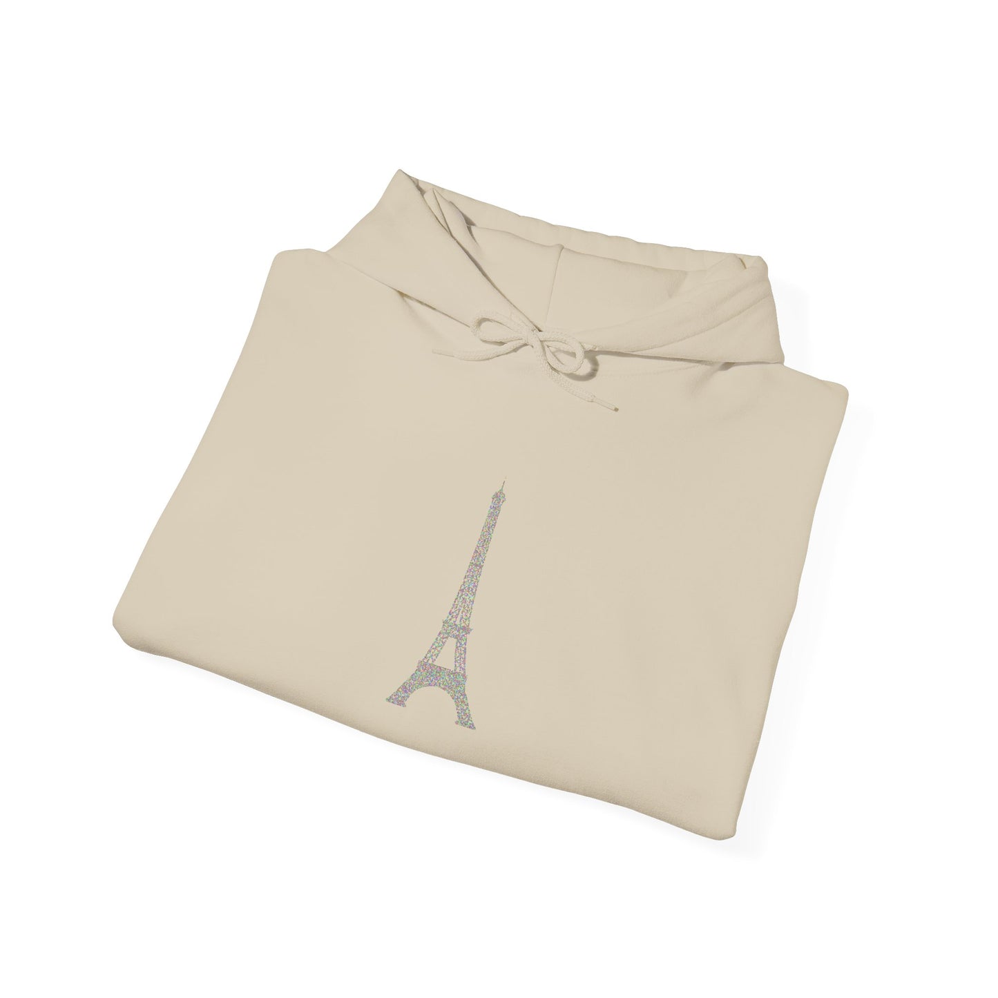 Parisian Style Hoodie - Cozy Unisex Sweatshirt with Eiffel Tower Design, Travel Gift, Streetwear, Casual Wear, Vacation Vibe