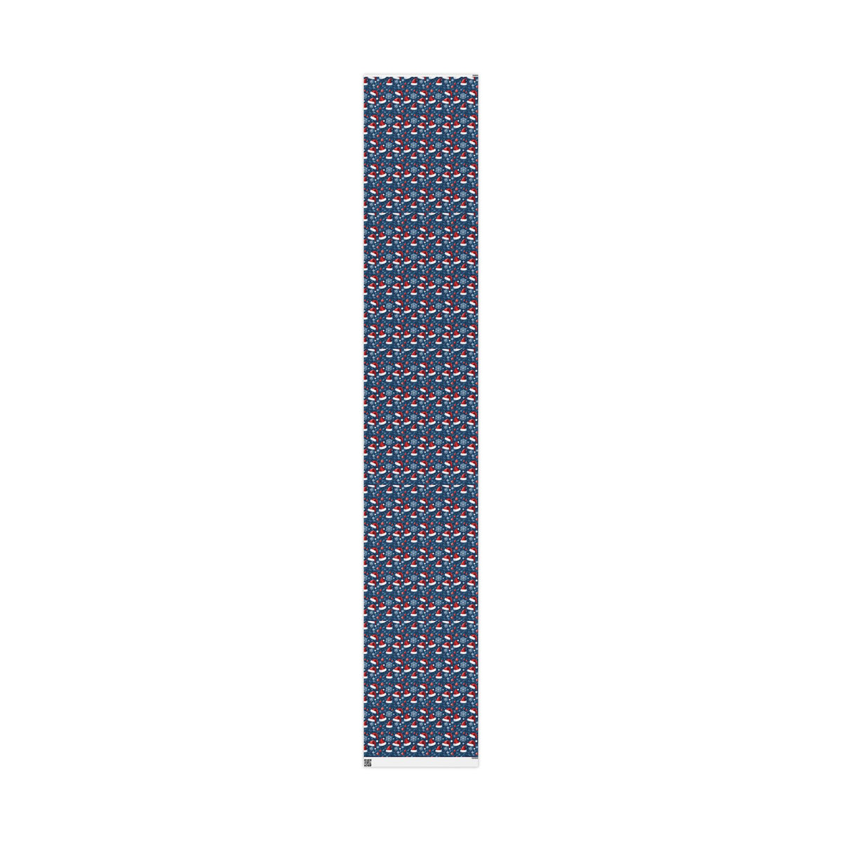 Christmas Santa Hat Wrapping Paper Roll — Festive Snowflake Gift Wrap