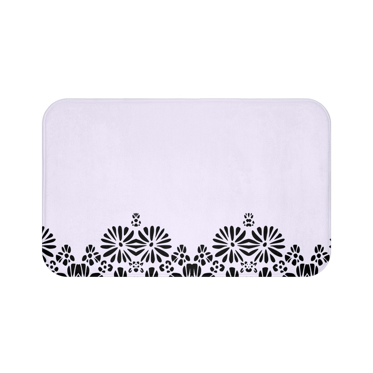 Floral Elegance Bath Mat - Chic Bathroom Decor, Home Spa Essentials, Gift for Her, Modern Design, Cozy Comfort