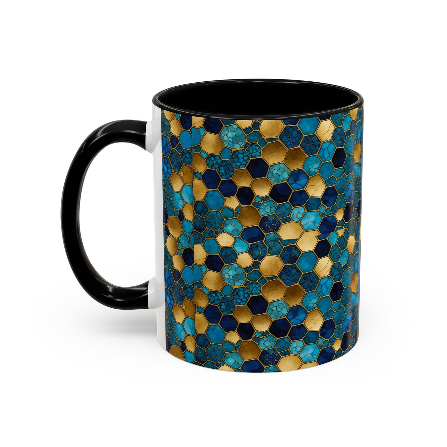 Textured Geometric Accent Coffee Mug, Unique Coffee Cup, Home Decor, Gift for Coffee Lovers, Modern Kitchenware