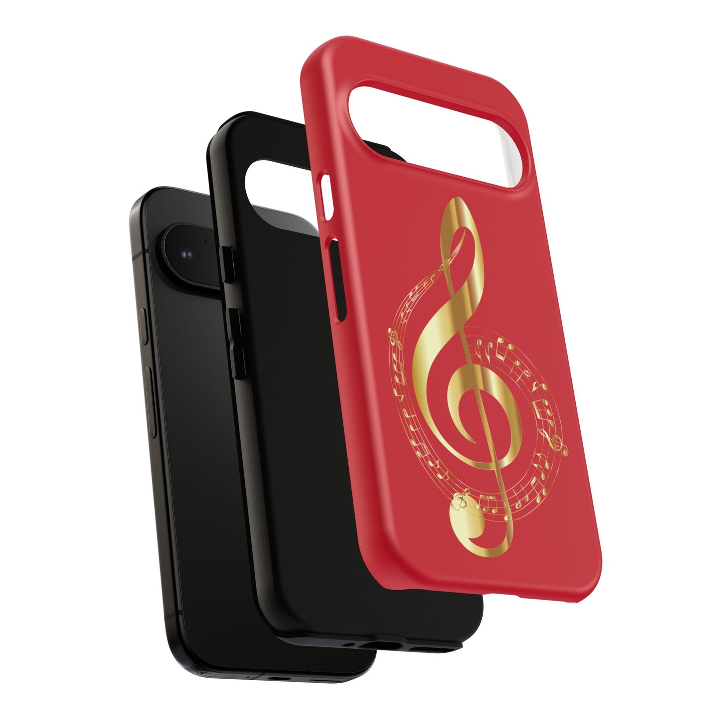 Tough Cases - Red Musical Note