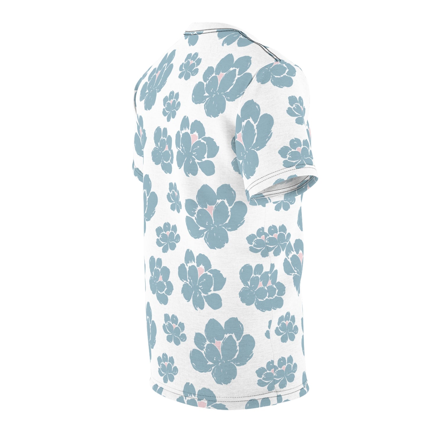 Floral Unisex Cut & Sew Tee: Breezy, Stylish, Casual Wear, Perfect for Spring & Summer, Gift for Nature Lovers, Everyday Comfort Tee