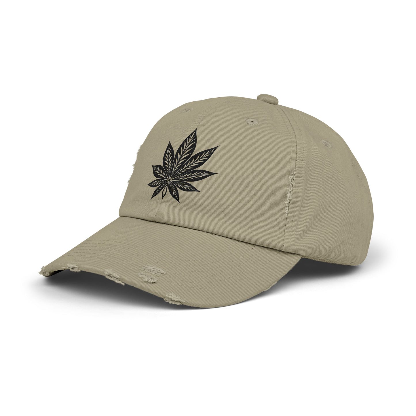 Distressed Embroidered Cap, Unisex Fashion Hat, Streetwear Accessory, Trendy Casual Wear, Gift for Him or Her