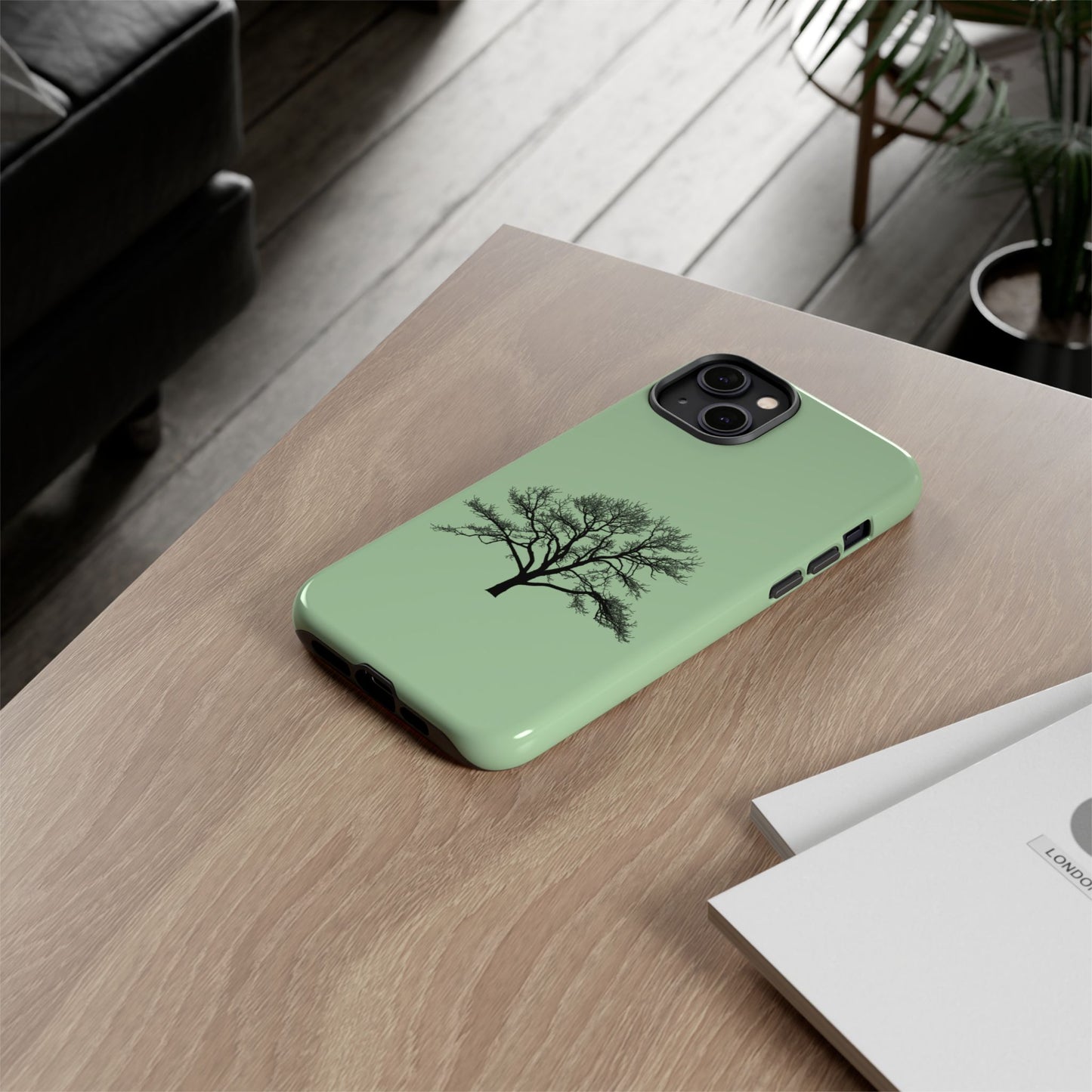 Minimalist Tree Phone Case, Nature-Inspired Phone Cover, Eco-Friendly Cell Phone Accessory, Perfect Gift for Nature Lovers