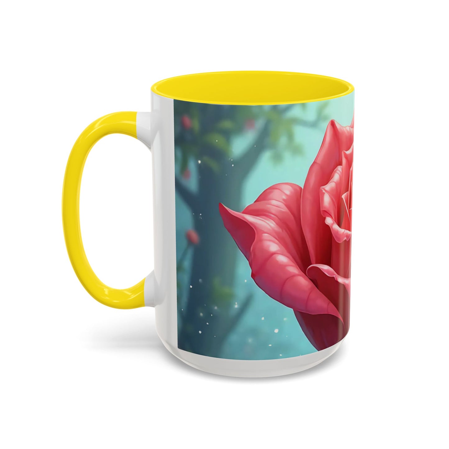 Elegant Rose Coffee Mug for Floral Lovers, Perfect Gift for Mother’s Day, Birthday, Home Decor, Garden Enthusiasts, Art Collectors