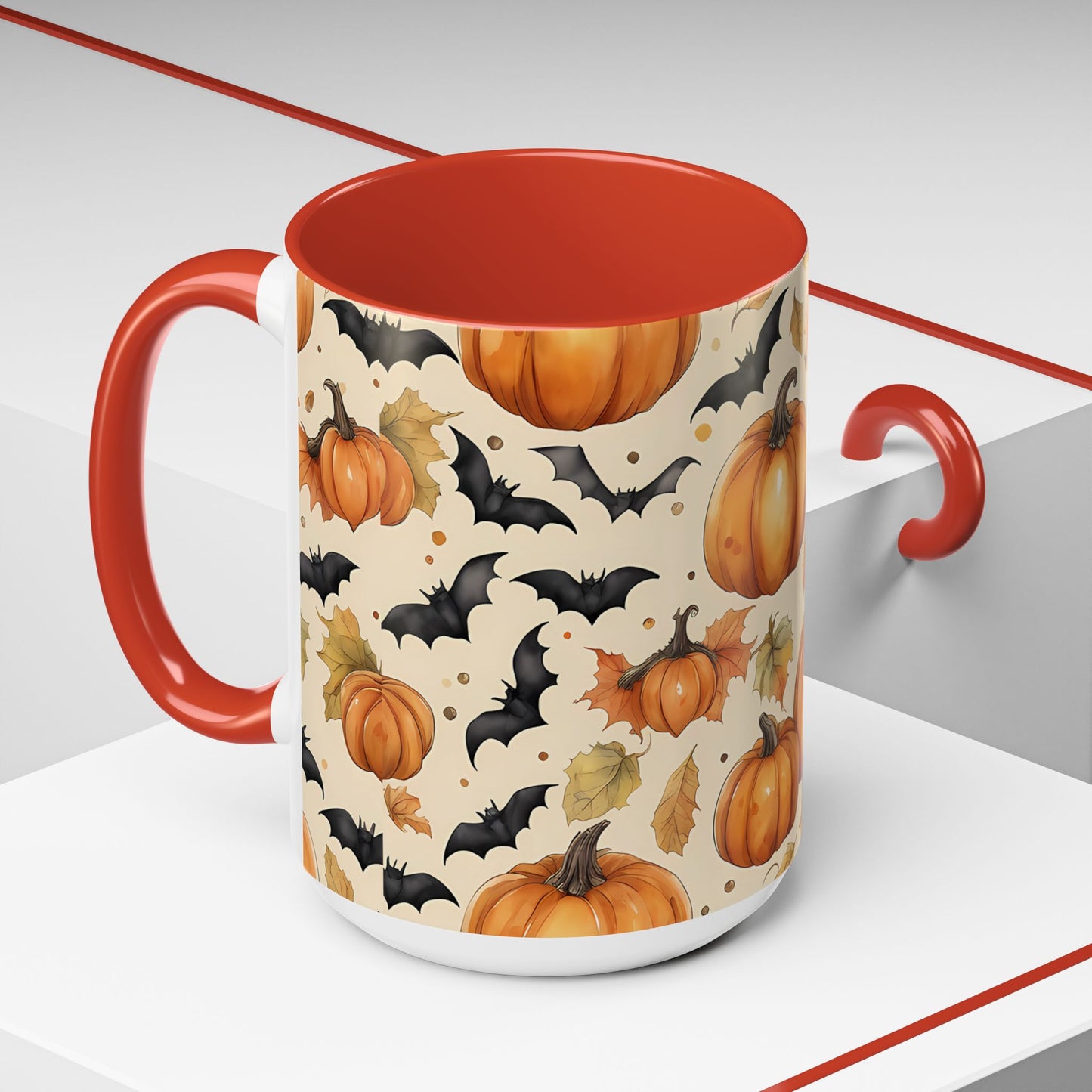 Pumpkin Halloween Coffee Mug, Fall Decor Mugs, Spooky Halloween Gifts, Autumn Drinkware, Seasonal Coffee Cups