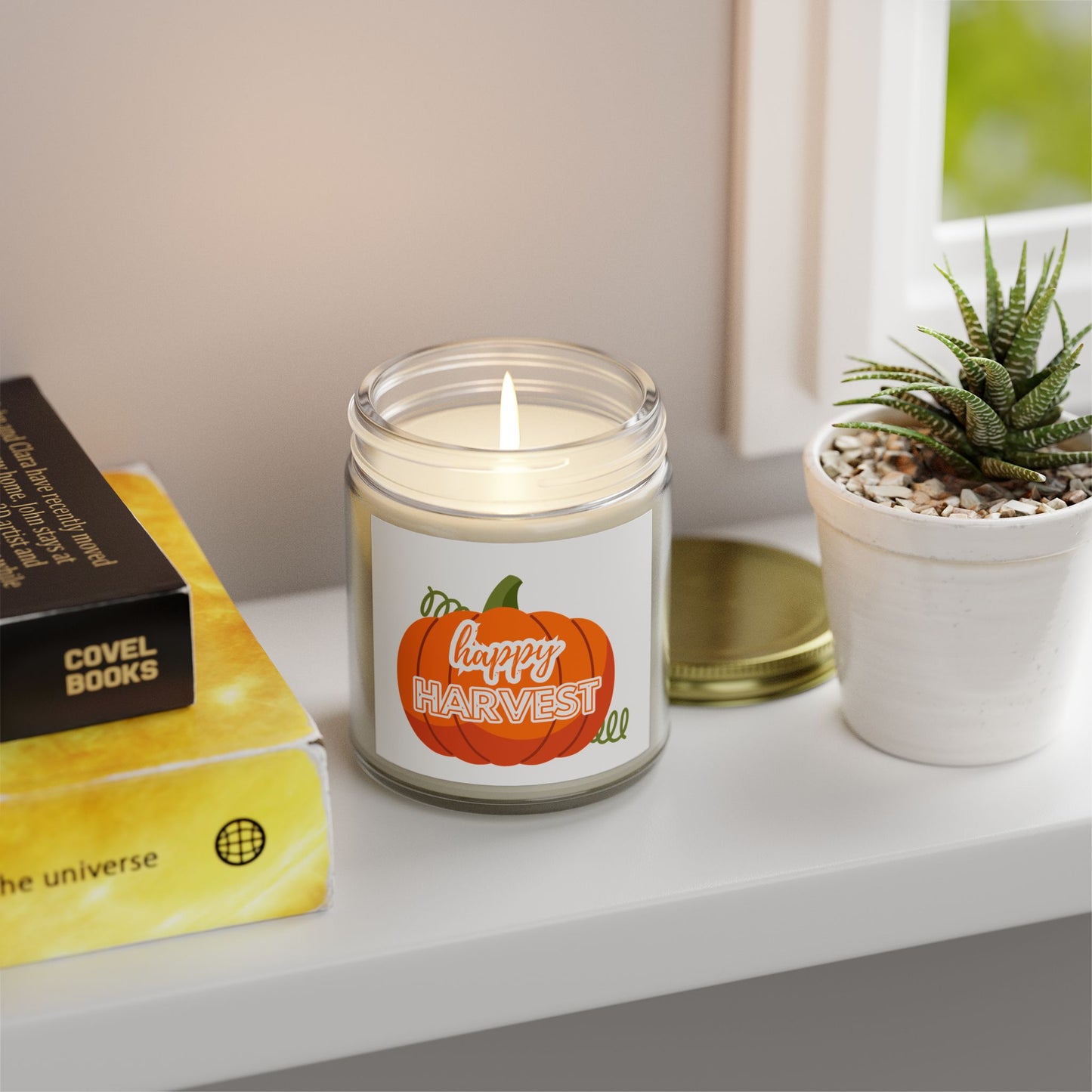 Pumpkin Spice Scented Candles, Fall Decor, Gift for Her, Cozy Home, Autumn Candle, Thanksgiving Decoration