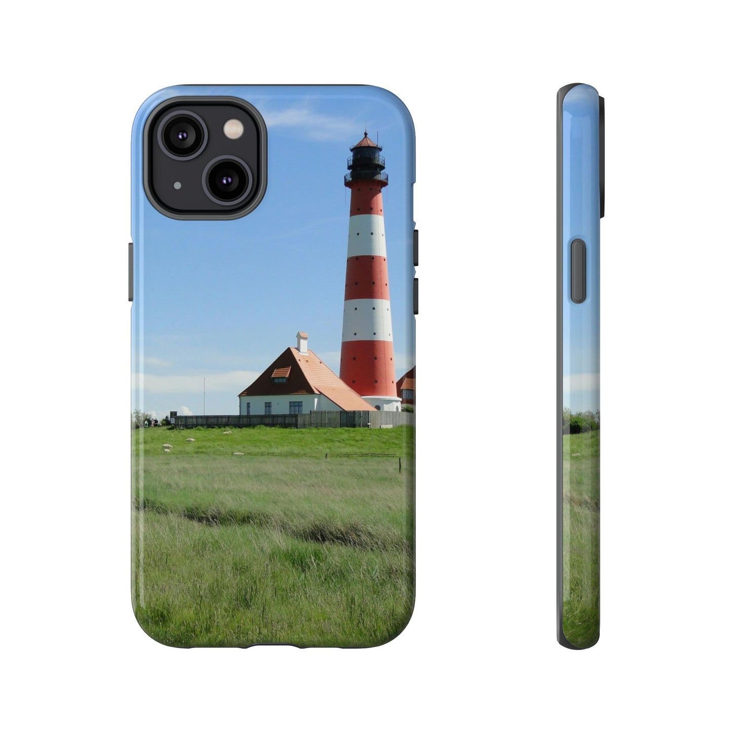 Lighthouse Phone Case - Coastal Vibes, Nautical Gift, Ocean Lover Accessory, Beach Aesthetic, Customizable Design