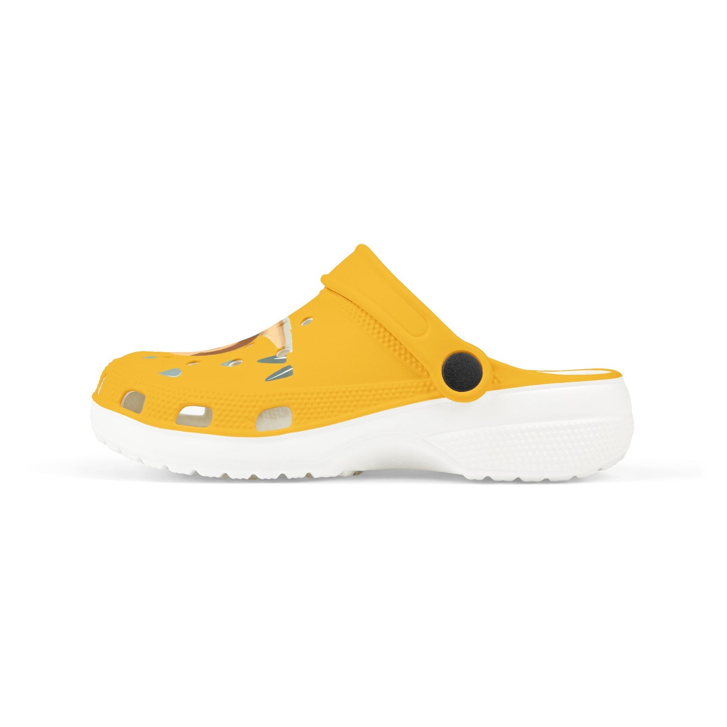 Snail-Themed Kid's EVA Foam Clogs, Cute Yellow Clogs for Kids, Lightweight Summer Footwear, Fun Garden Accessories, Perfect for Playtime