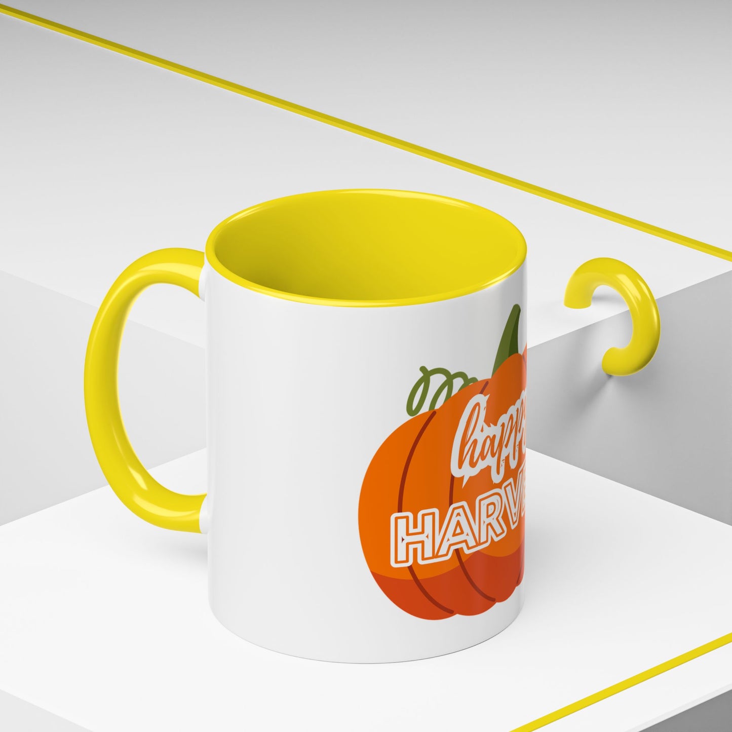 Happy Harvest Pumpkin Coffee Mug, Fall Mug, Seasonal Decor, Gift for Coffee Lovers, Autumn Vibes, Halloween Decoration