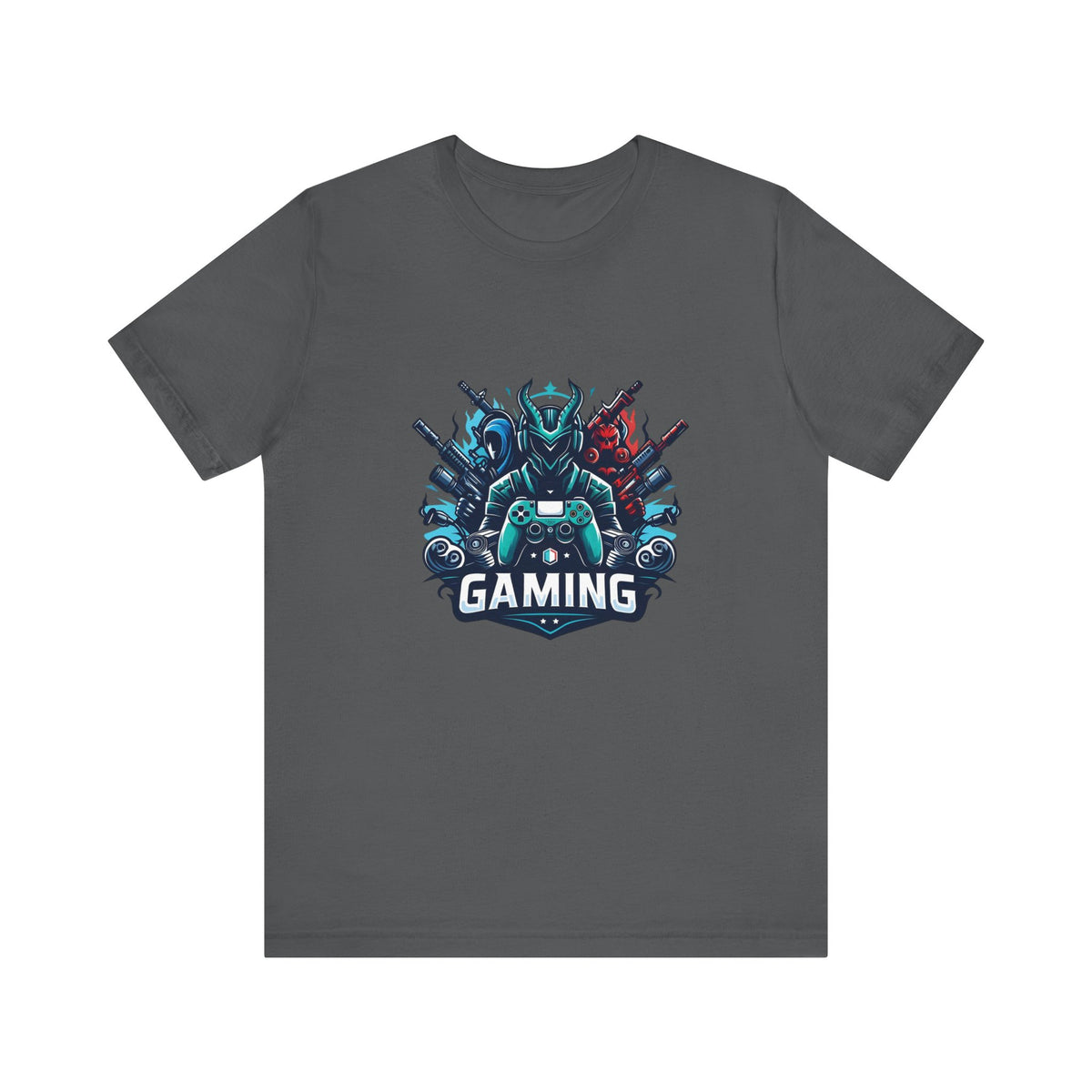 Gaming Controller Emblem Tee — Esports Gamer Graphic T-Shirt