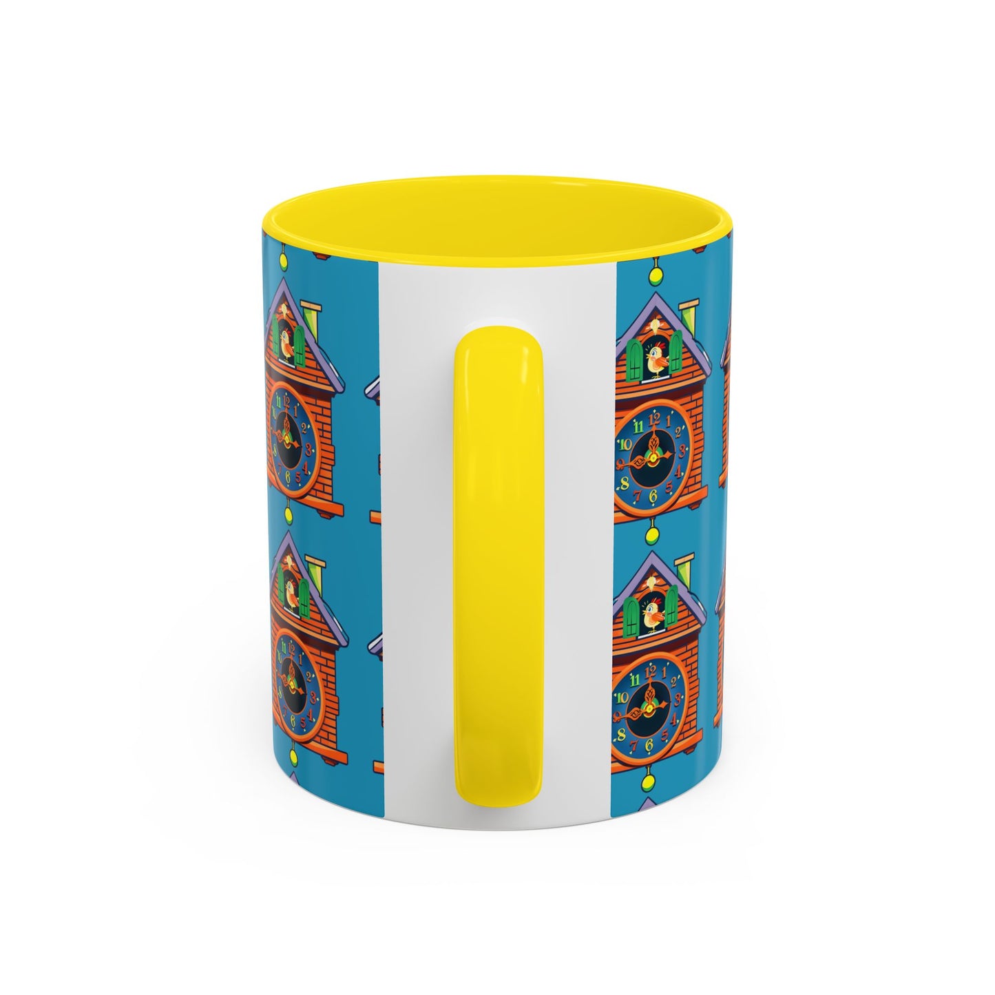 Whimsical Clock House Coffee Mug Unique Gift for Home Decor