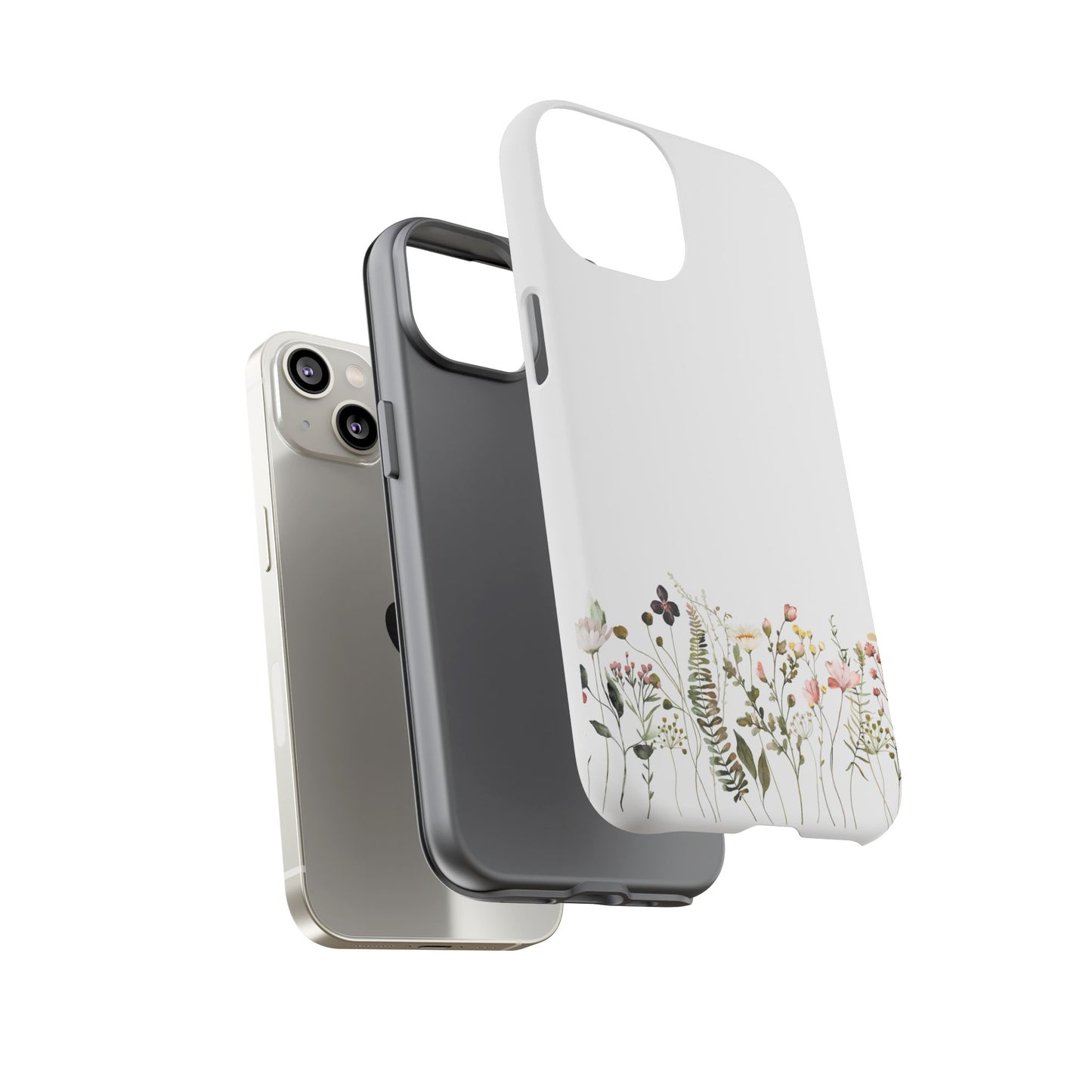 Floral Phone Case - Tough Cases for Nature Lovers, Stylish Floral Design, Phone Protection, Gifts for Her, Eco-Friendly Tech Accessories