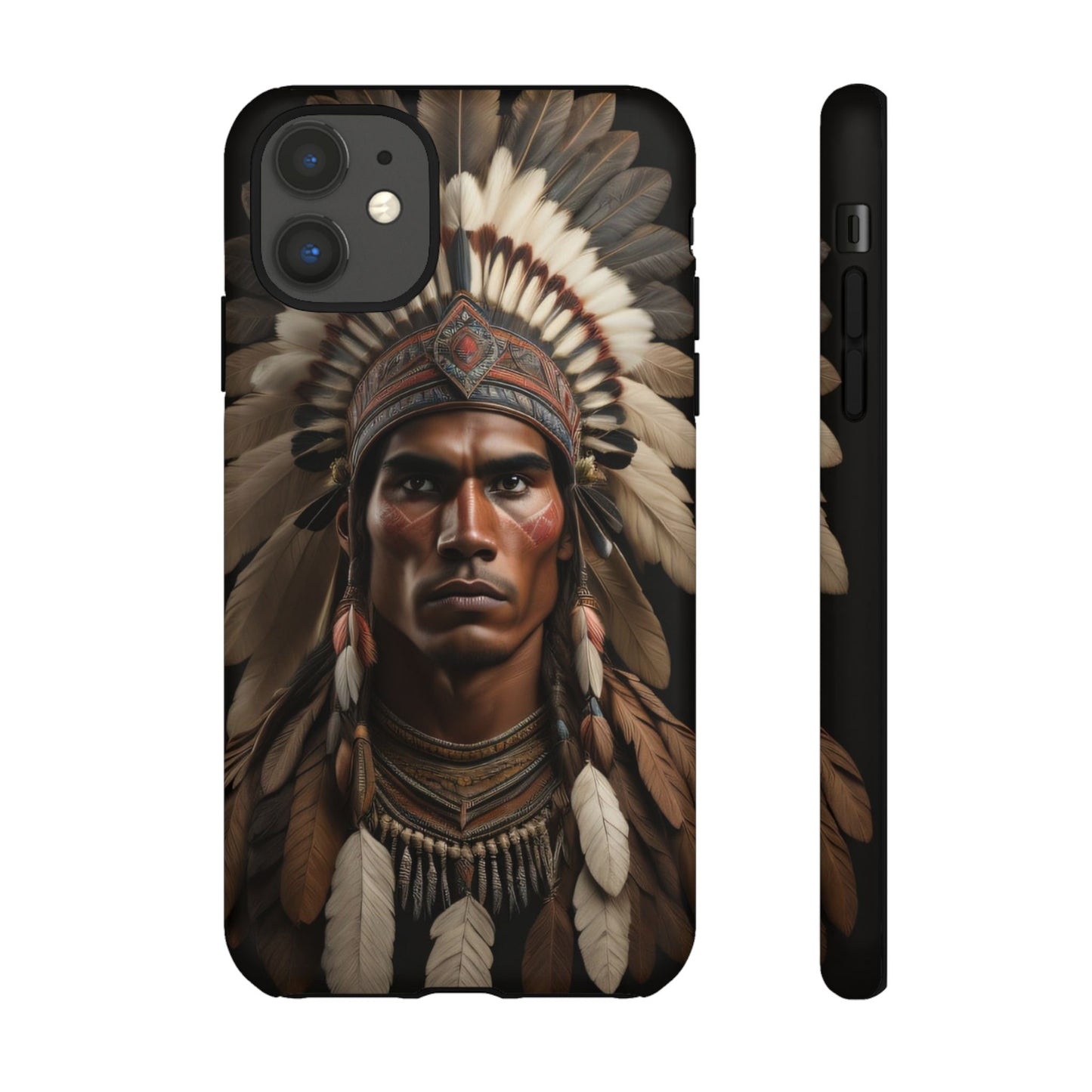 Native American Art Phone Case, Strong Culture Design, Unique Gift for Him or Her, Tough Cases, Customizable Protector, Tribal Style