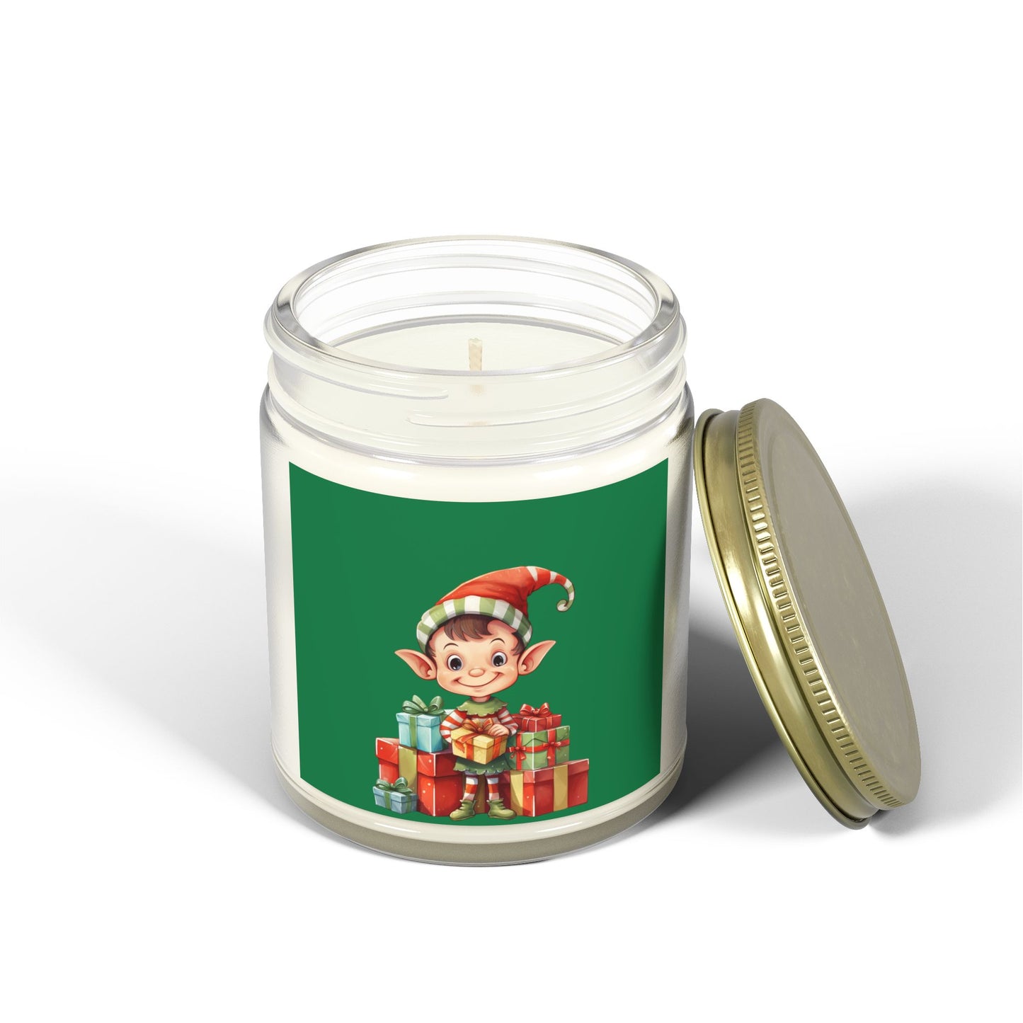 Elf-Themed Scented Candles - Holiday Cheer, Christmas Gift, Home Decor, Cozy Vibes, Aromatherapy