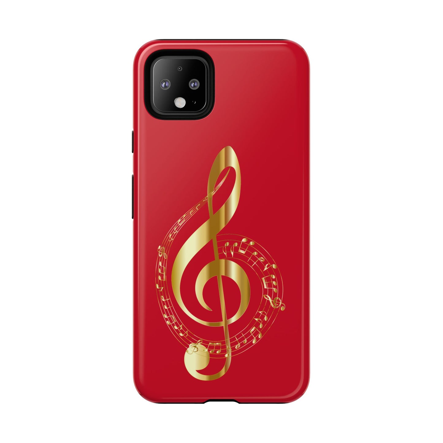 Tough Cases - Red Musical Note