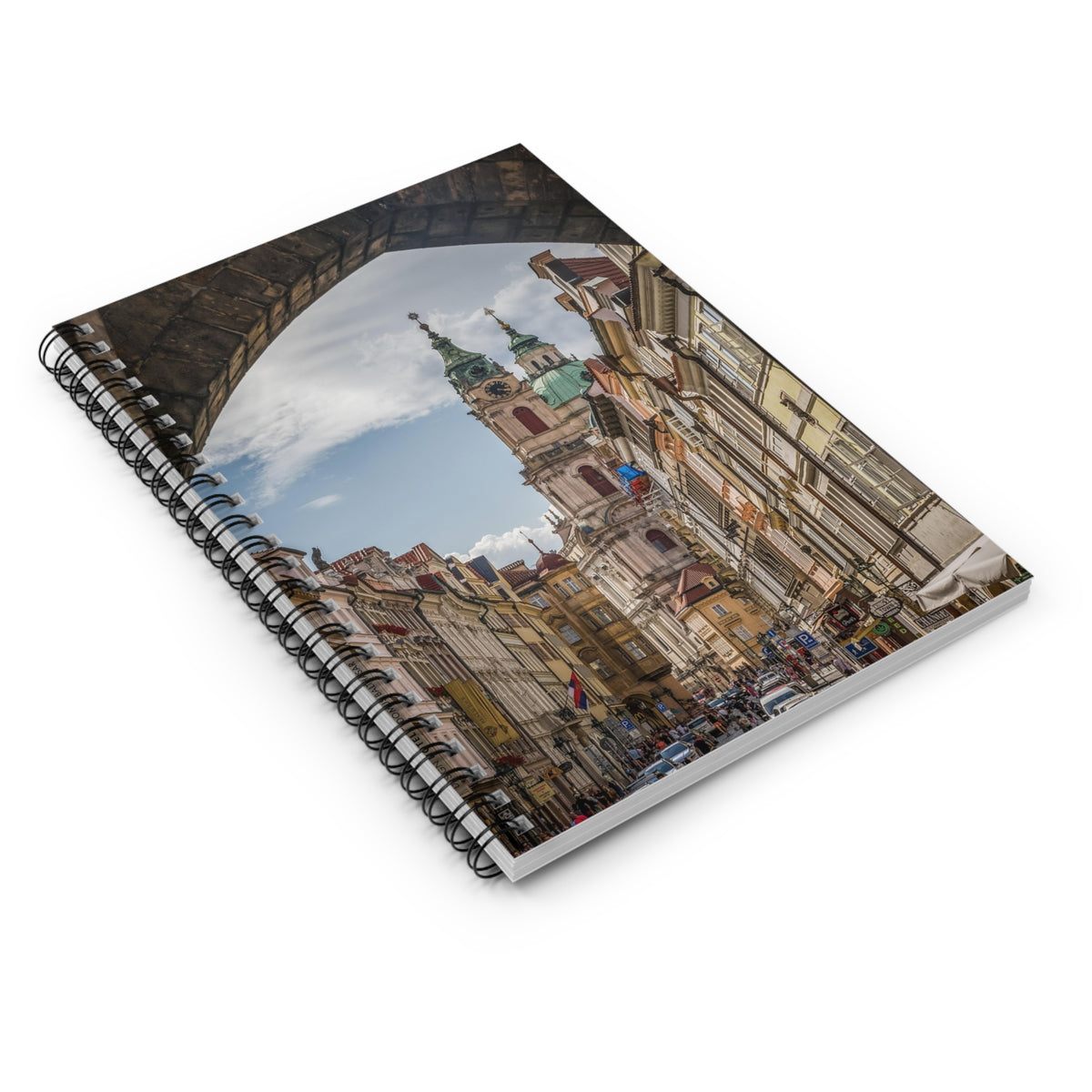 Scenic Cityscape Spiral Notebook - Perfect for Journaling, Note-Taking, Gifts, Travel Memories, School & Home Use