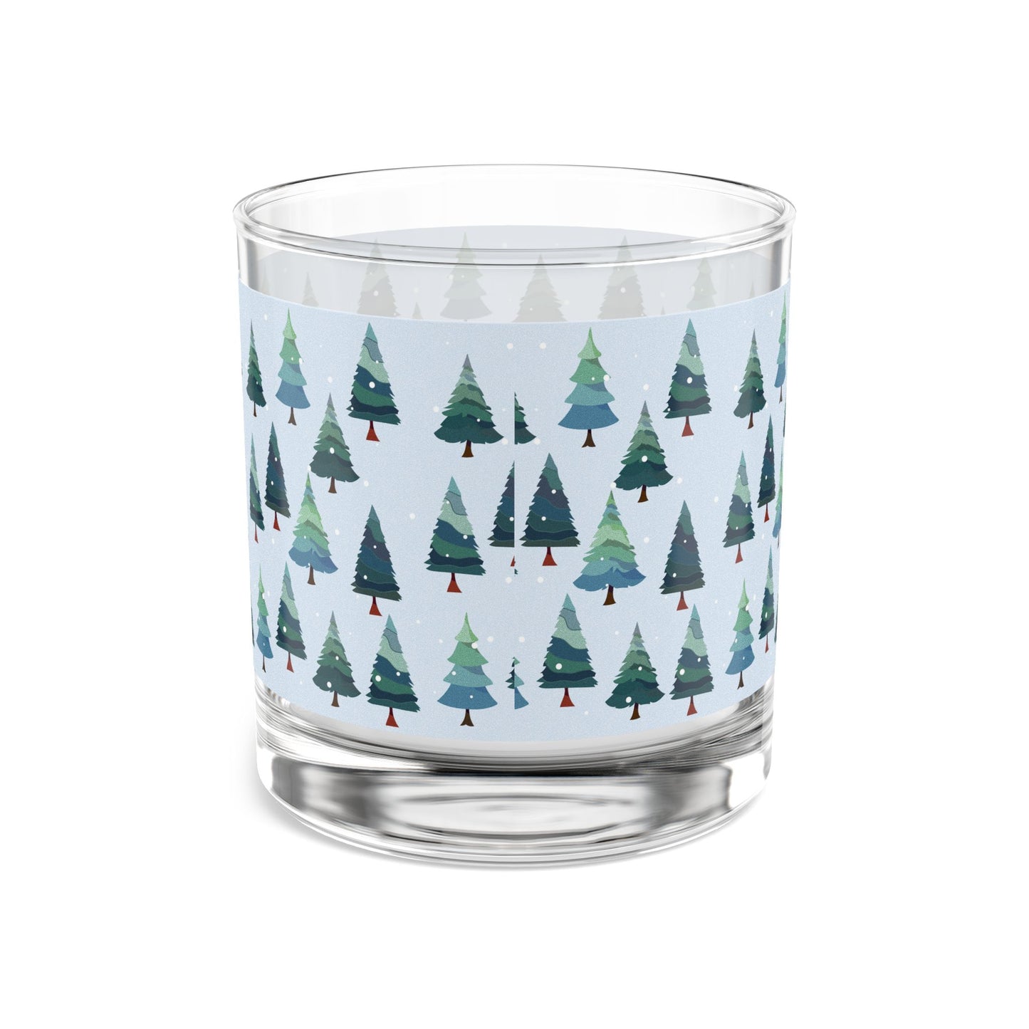 Festive Christmas Rocks Glass, 10oz | Holiday Drinkware, Gift for Him, Home Bar Accessories, Seasonal Decor, Winter Gathering