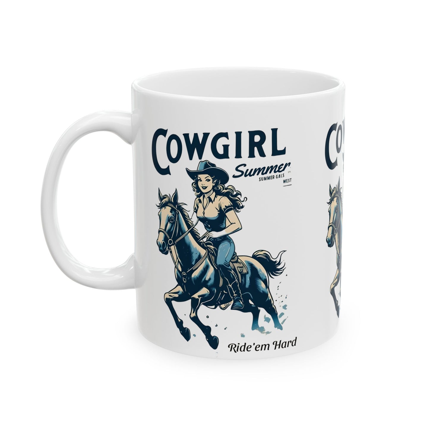 Cowgirl Summer Ceramic Mug