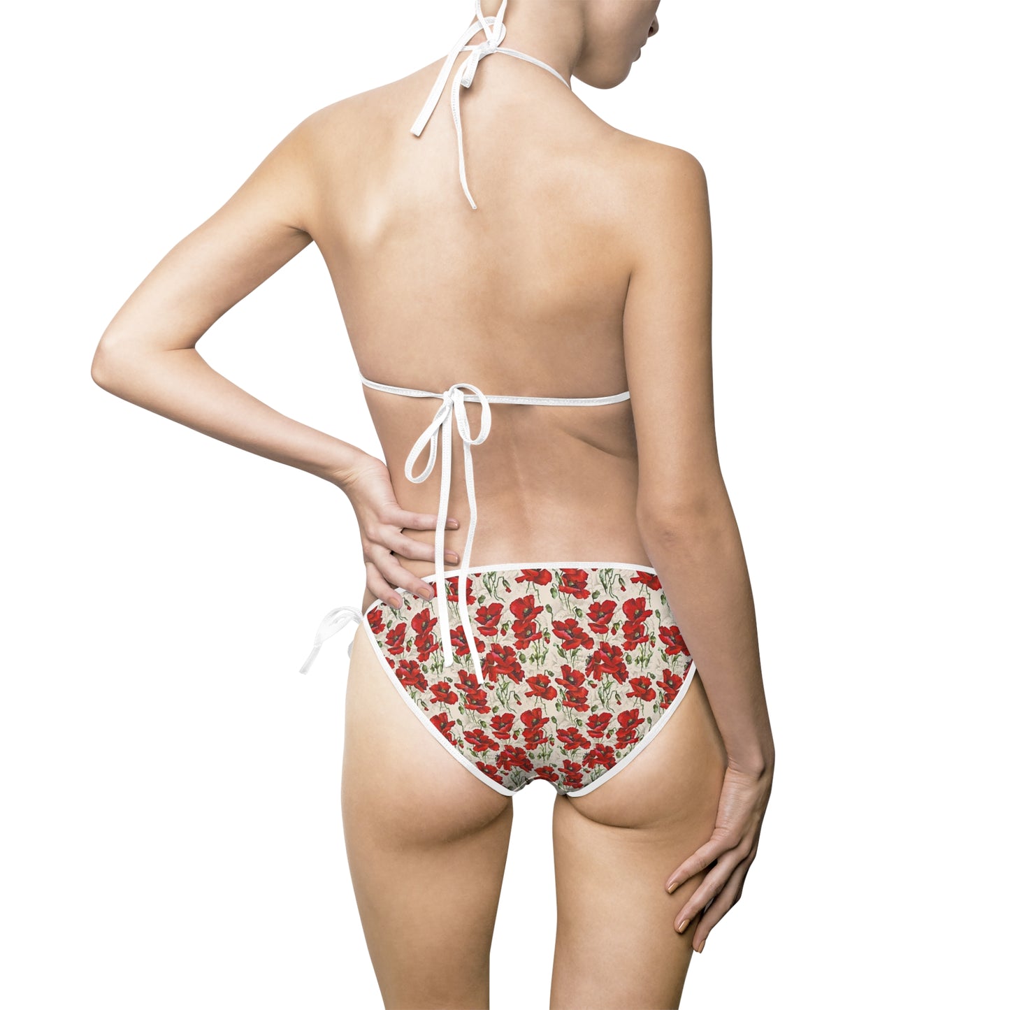 Floral Print Bikini Set, Summer Swimwear, Beach Vacation, Pool Party, Gift for Her, Trendy Swimwear