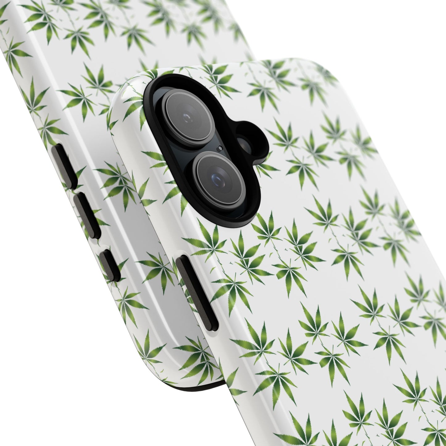 Stylish Phone Case with Cannabis Leaf Design, Durable Phone Cover, Gift for Stoner Friends, Unique Phone Accessory, Nature-Inspired Design