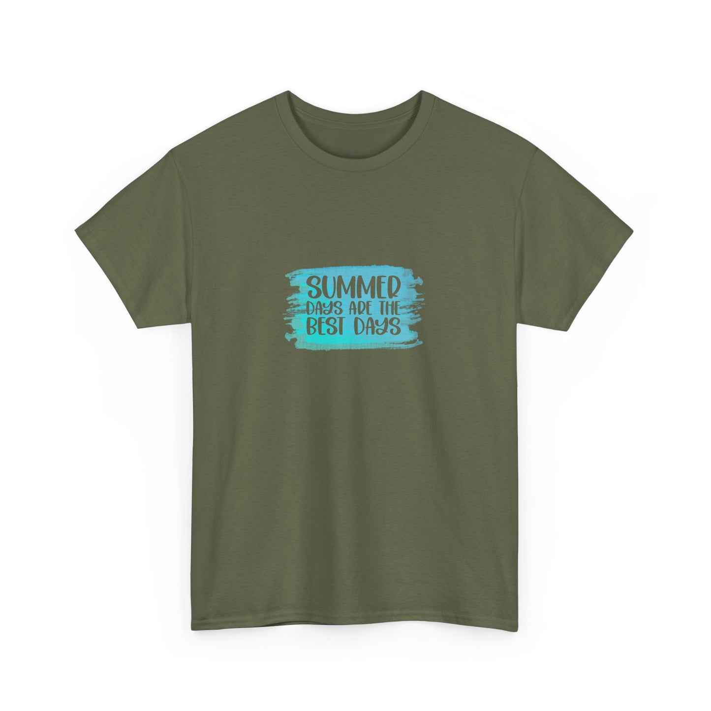 Summer Vibes Unisex Heavy Cotton Tee, Casual Wear, Graphic Tee, Gift for Friends, Festival Clothing, Summer Celebration