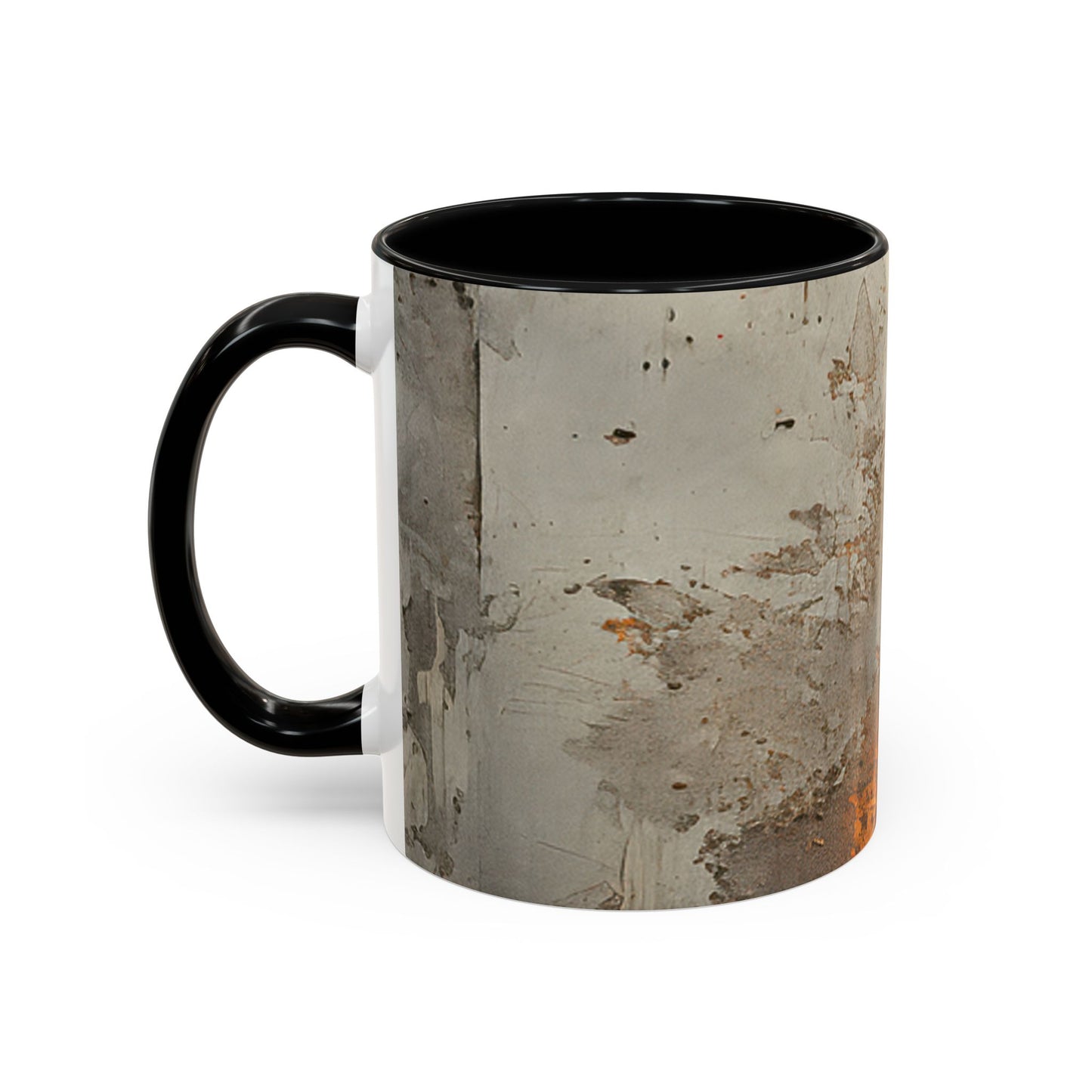 Rustic Accent Coffee Mug, Unique Artistic Mug